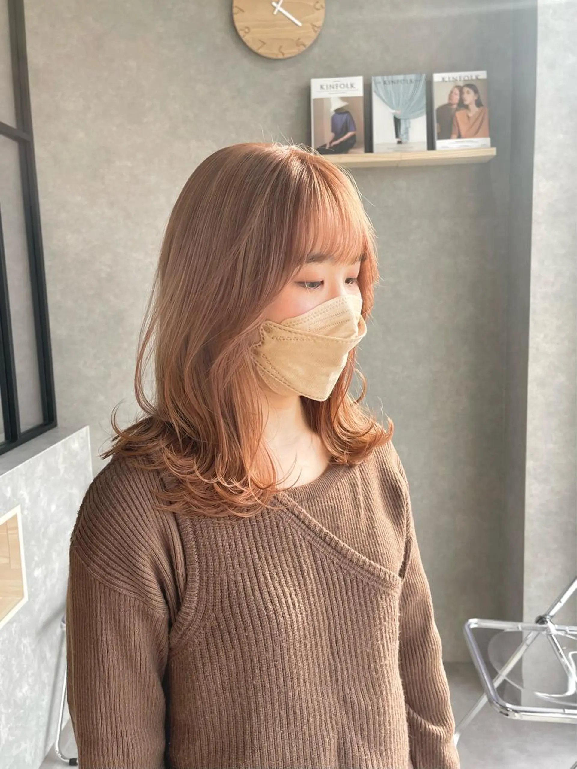 ミディアム カラー 一ノ瀬 暁のヘアスタイル