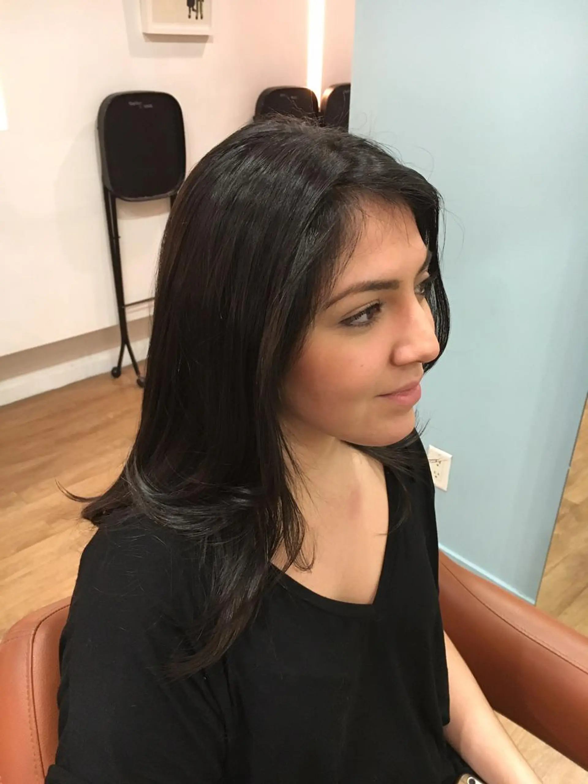 ミディアム ハイレイヤー レイヤーカット JILBLAN京都 ショート/ハイライトのヘアスタイル