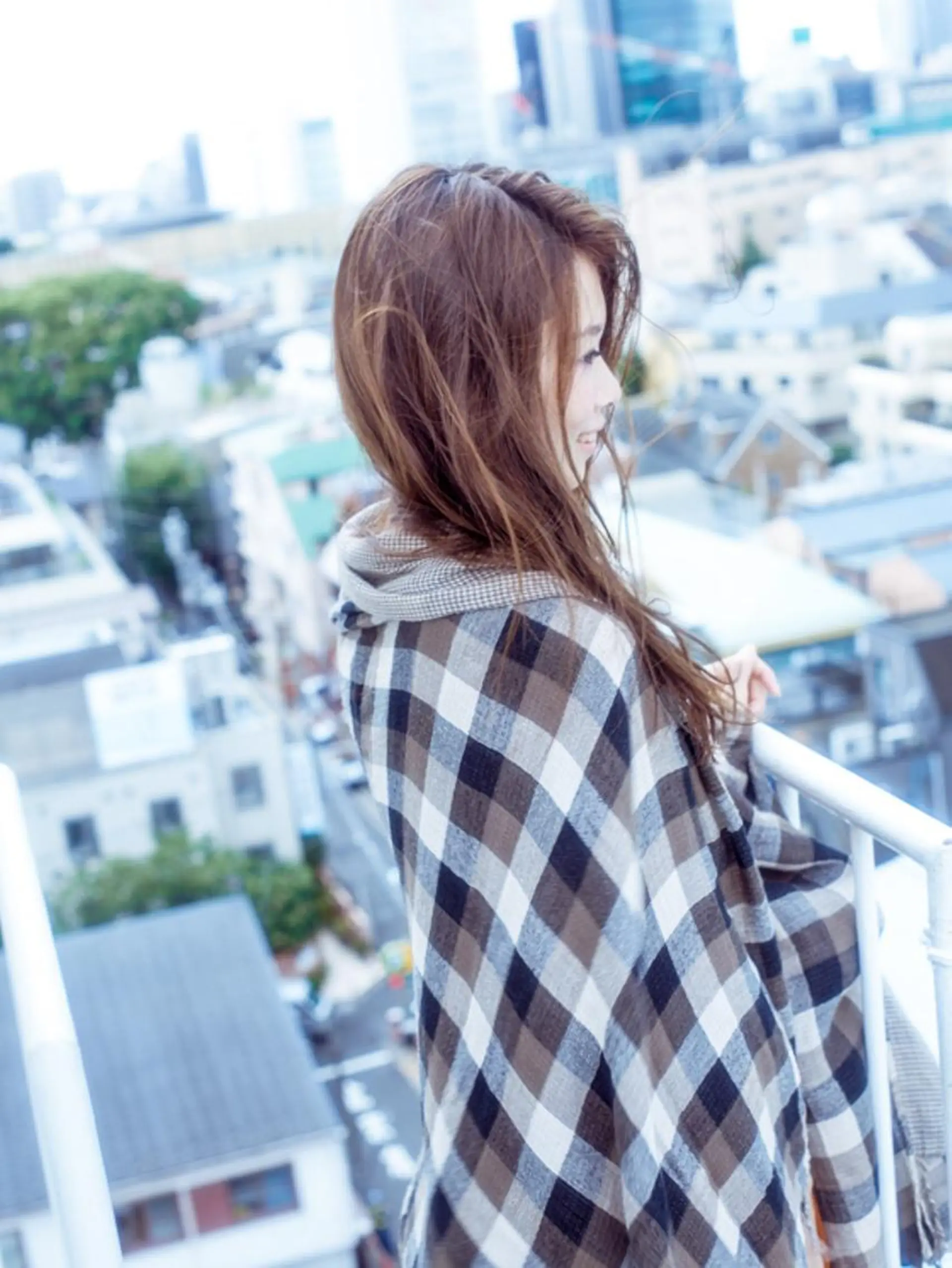 ロング パーマ ロング カット パーマ トリートメント 福島 浩司のヘアスタイル