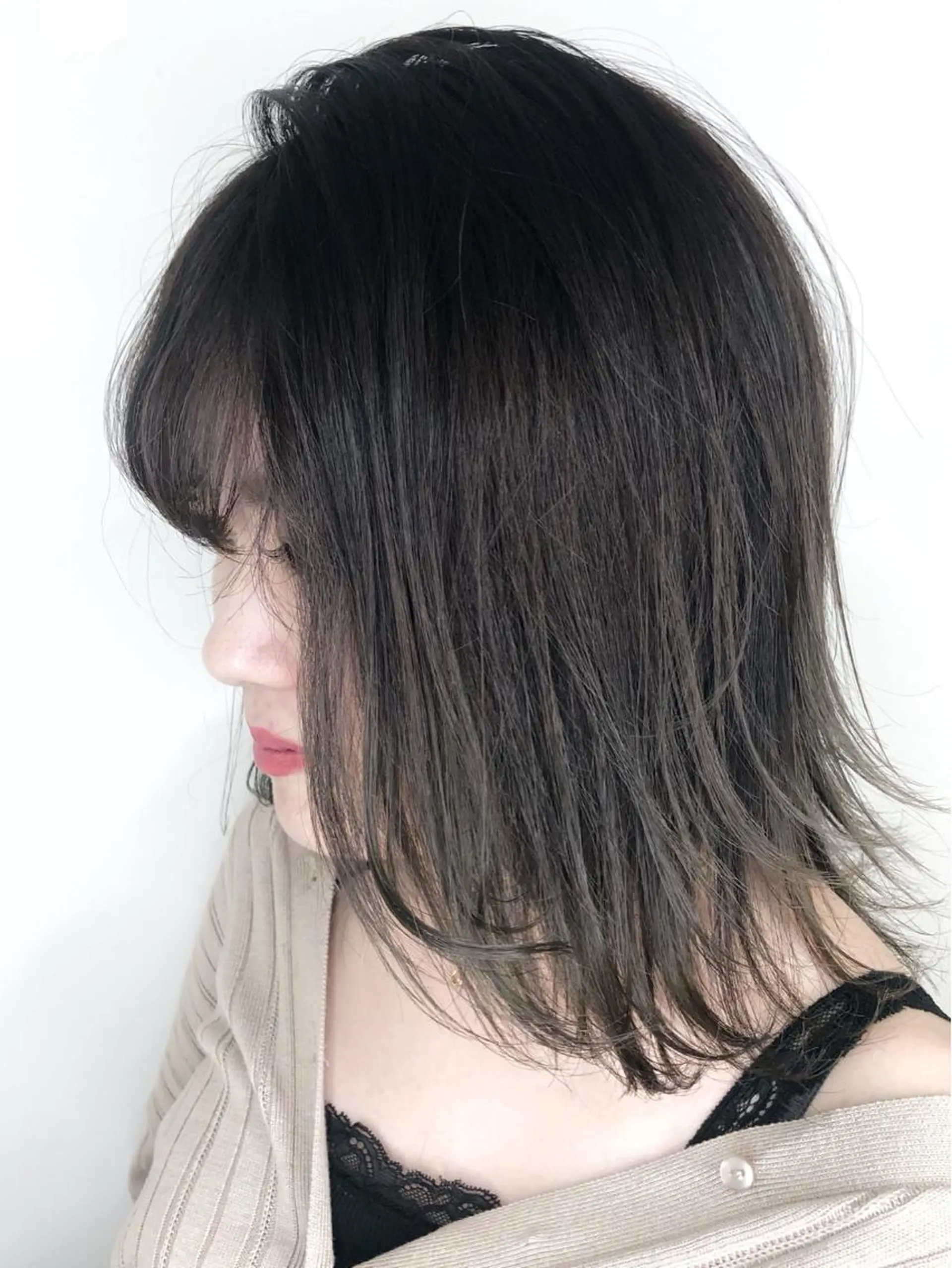 ミディアム カラー ブリーチ ケアブリーチ グラデーションカラー グレージュ メンズヘア特化 崎田 成人のヘアスタイル