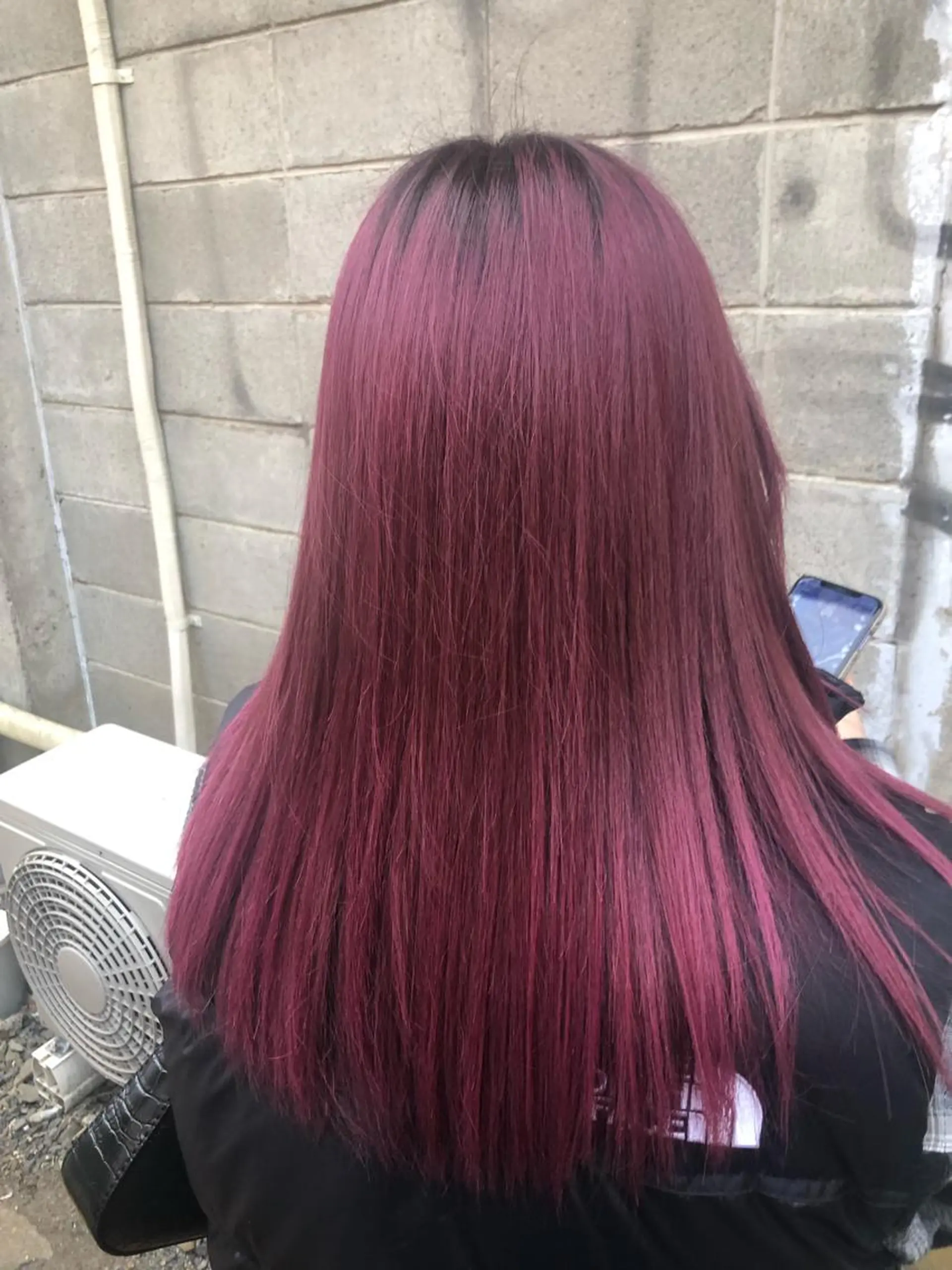 カラー ダブルスキルエクステ /羽エクステ白石宇由のヘアスタイル