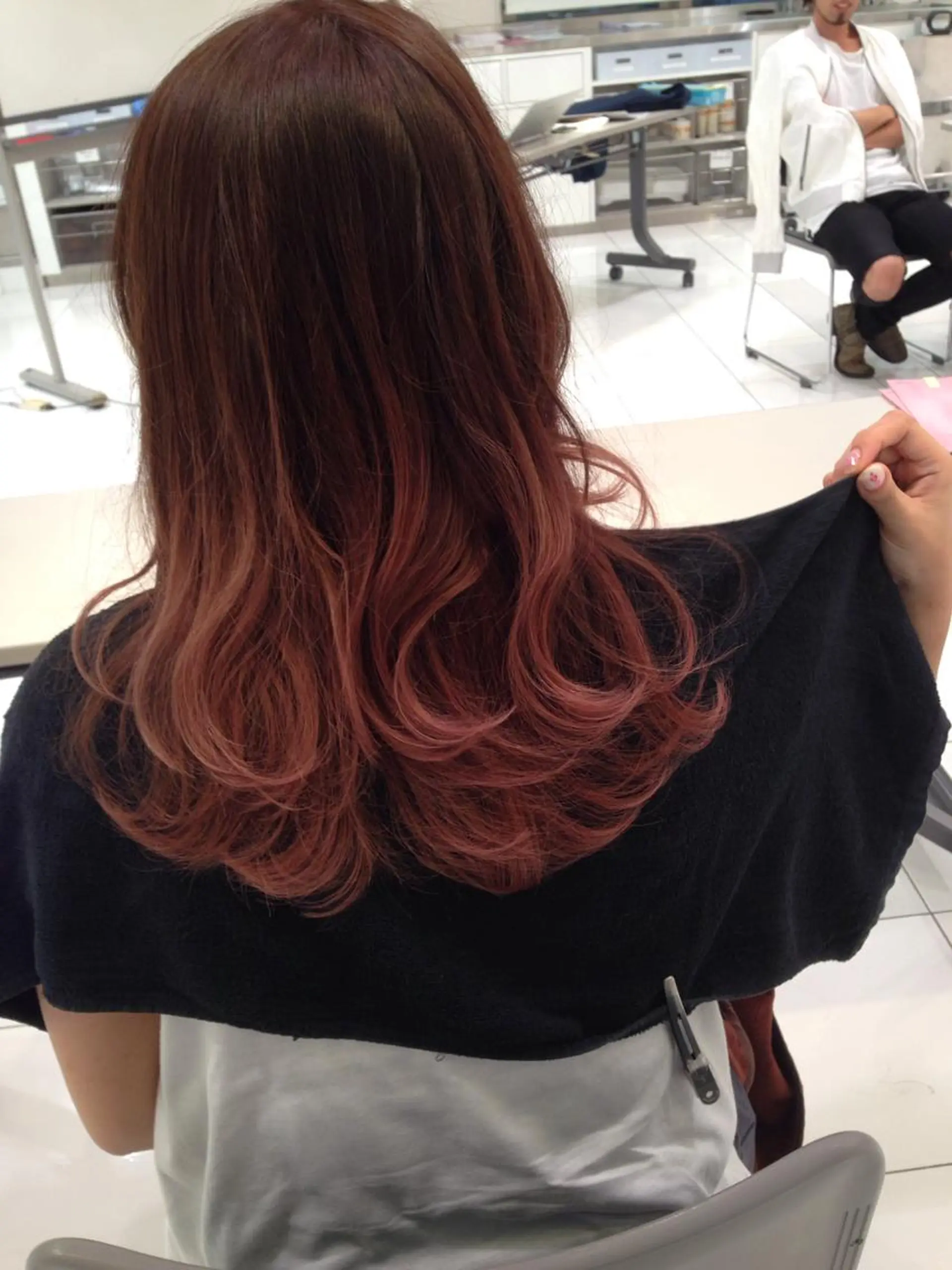 ミディアム セミロング ロング カラー グラデーションカラー 韓国ヘア 山本勝志のヘアスタイル