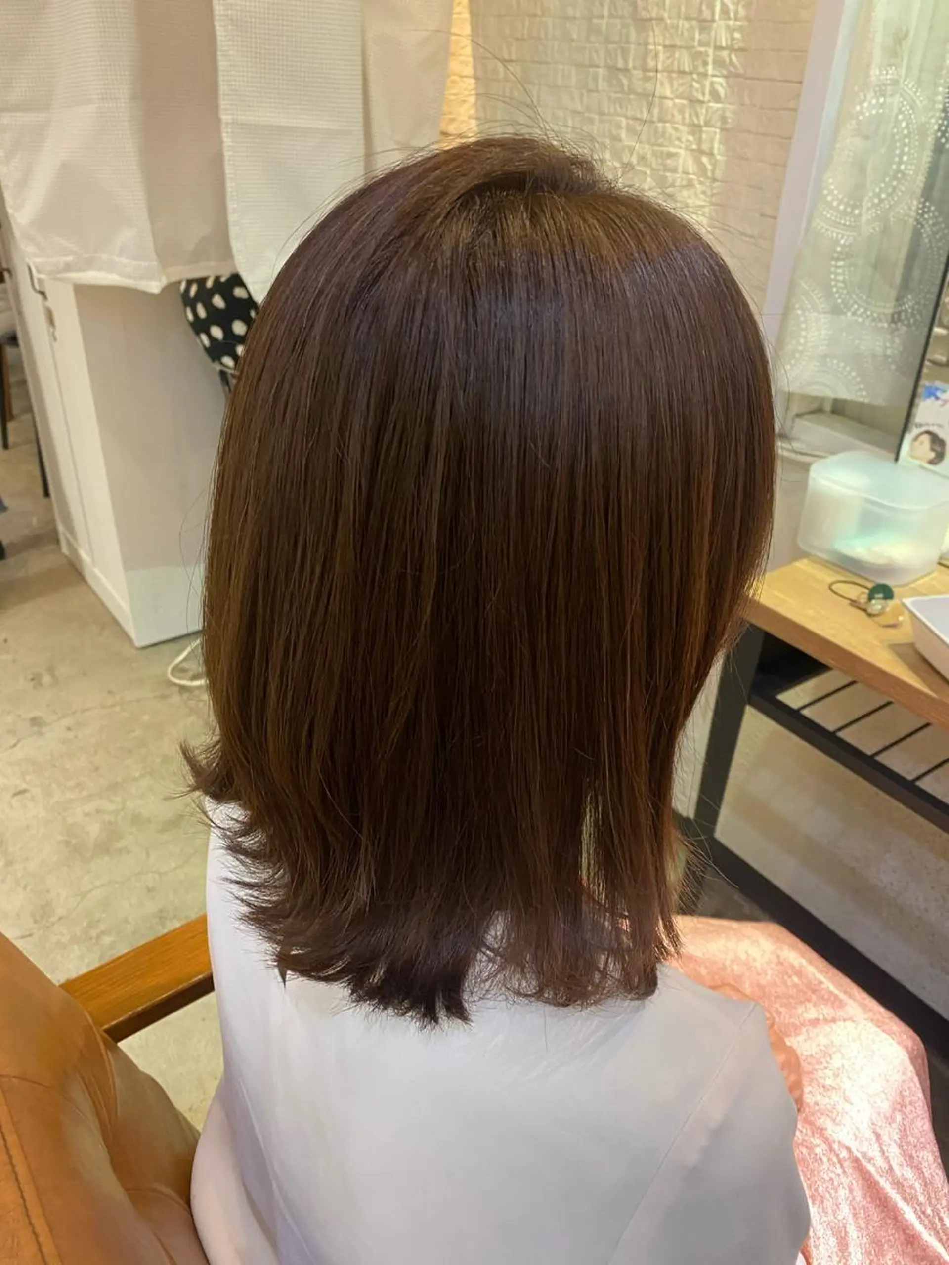 ミディアム 心斎橋美容室 ARCHEあやかのヘアスタイル