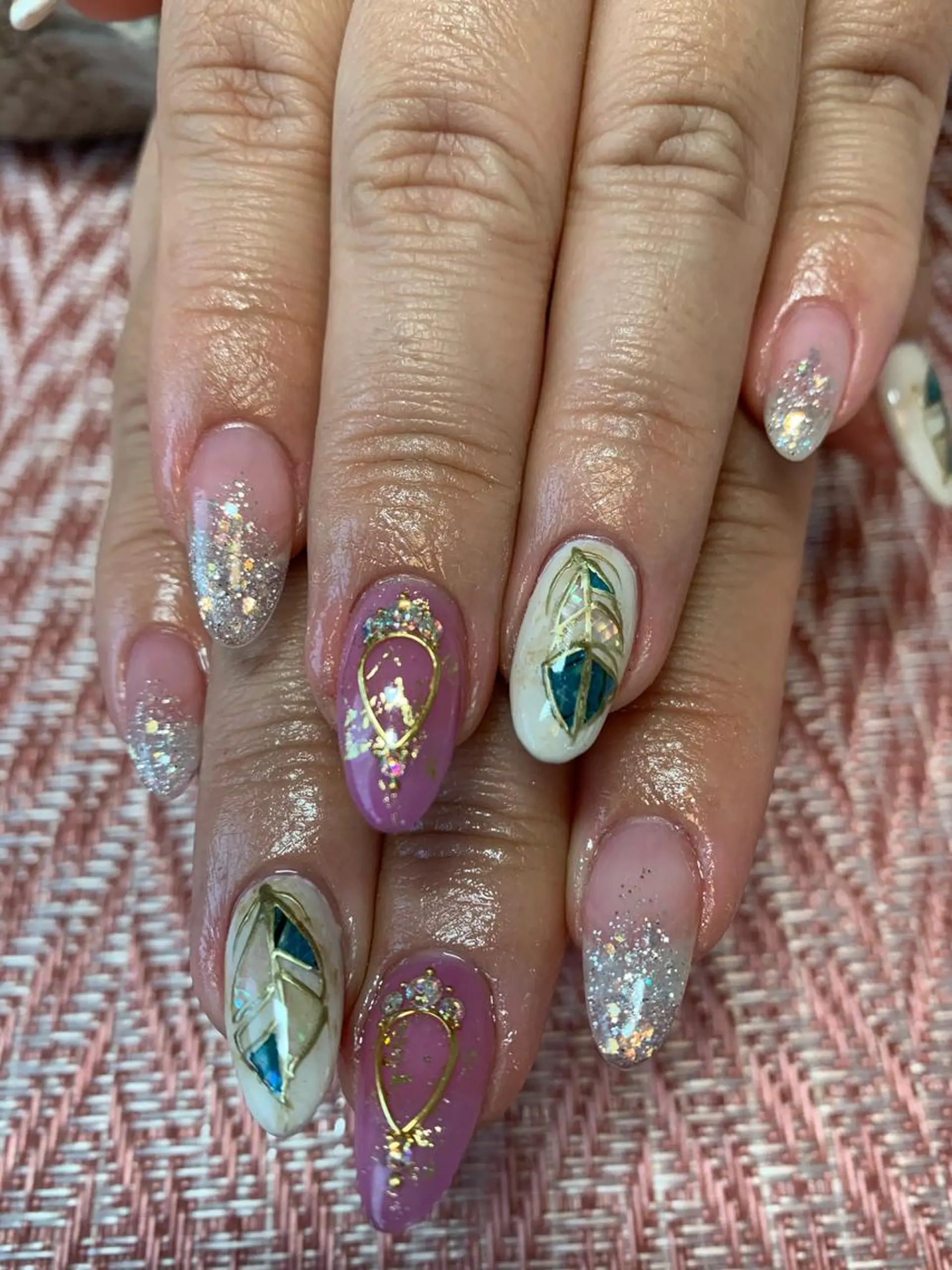 ネイル rukianail 新里のネイルデザイン