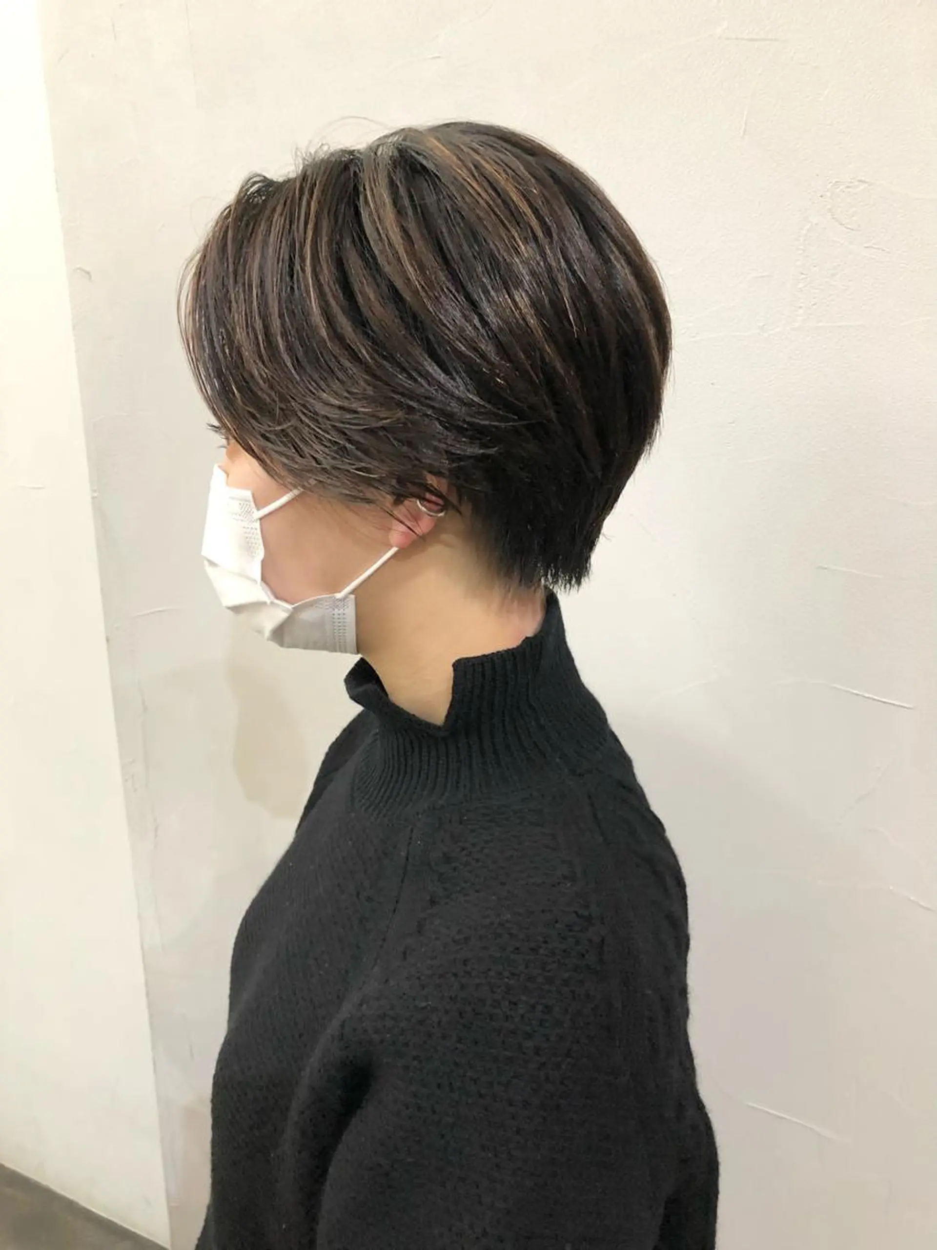 ショート カラー ハンサムショート ハイライトカラー ハイライト ショートヘア 千葉 郁也のヘアスタイル