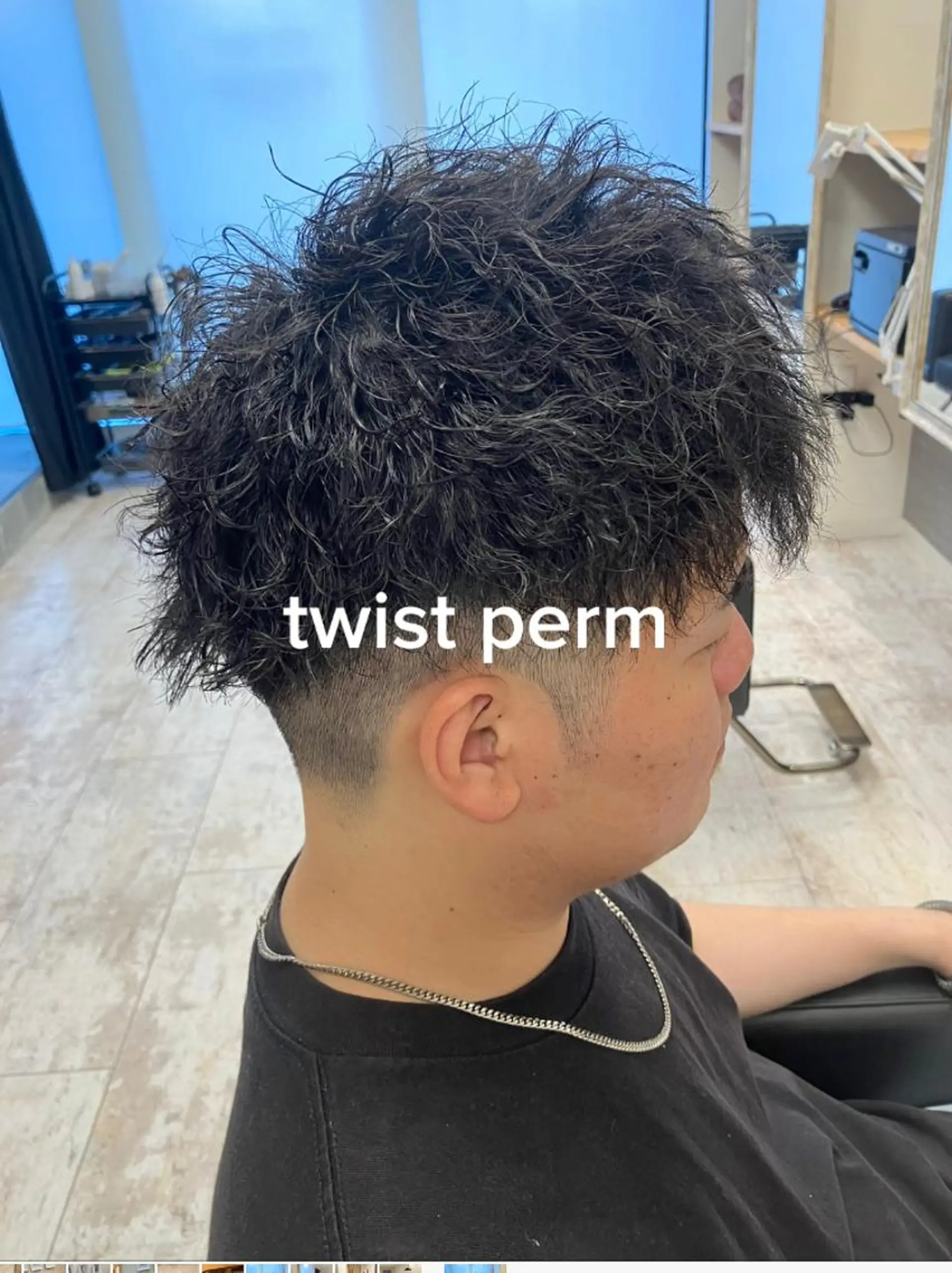 パーマ メンズ メンズパーマ カット パーマ メンズ特化/パーマ/ フェードWATARUのヘアスタイル