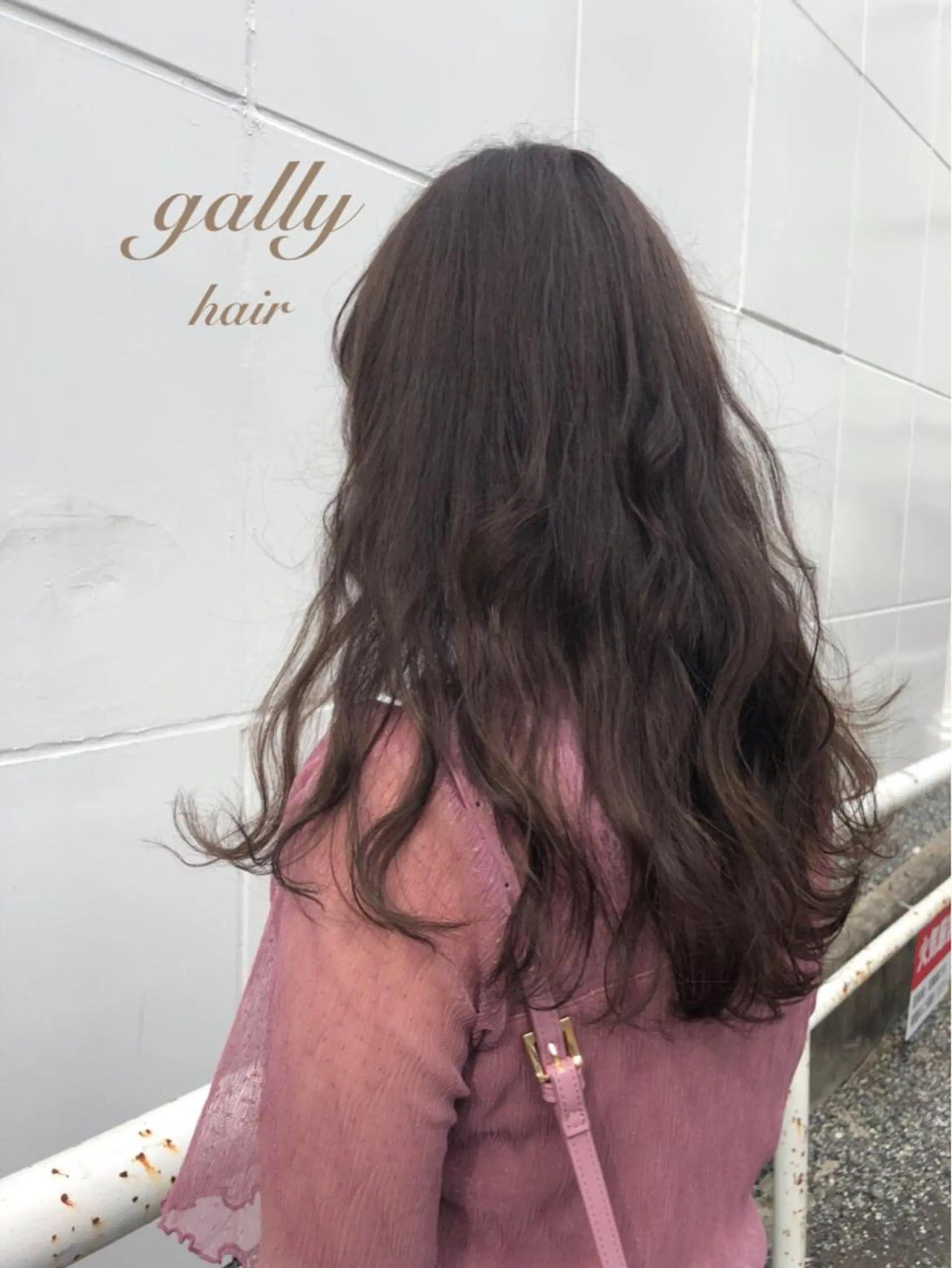 セミロング カラー ブリーチ ブリーチなしカラー 🌷nanase🌷 gally hairのヘアスタイル