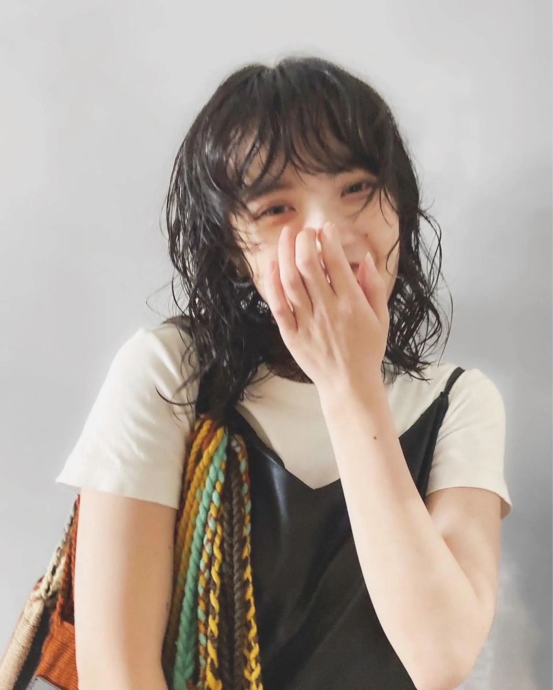 ミディアム パーマ カット パーマ レイヤー/パーマ /ウルフ/nabeのヘアスタイル