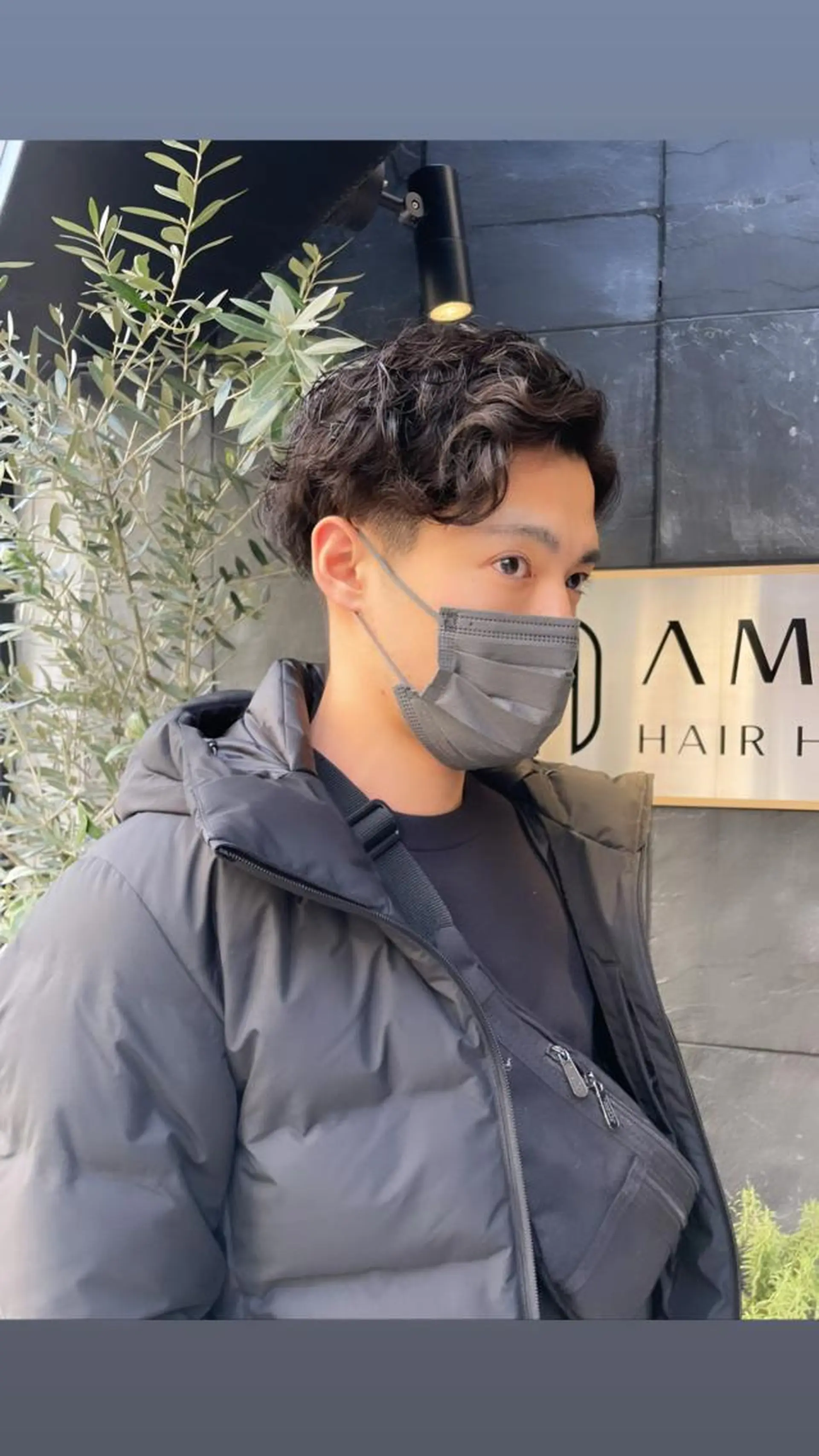 パーマ メンズ メンズパーマ HIBIKI/原宿 ハッシュカット🪄のヘアスタイル