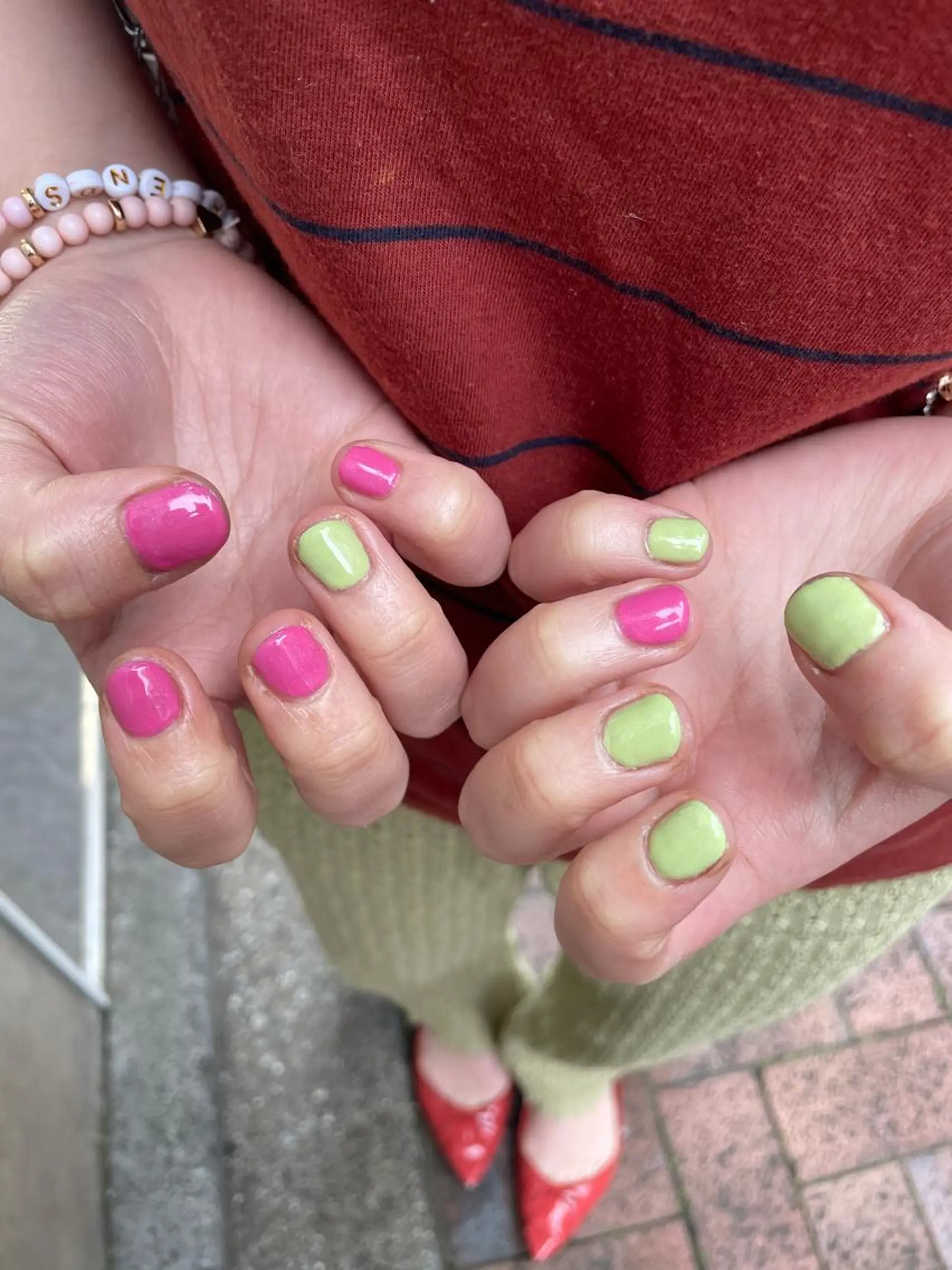 ネイル ワンカラーネイル ハンドネイル hair&nail ☯️アイリ☯️のネイルデザイン