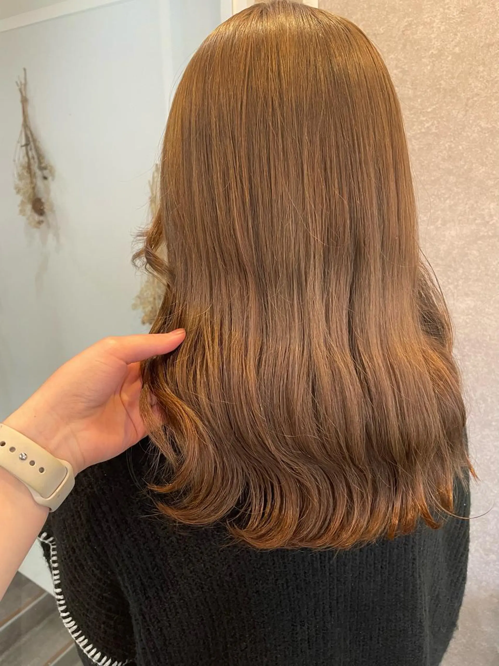 カラー ベージュカラー silk🕯 hikaruのヘアスタイル