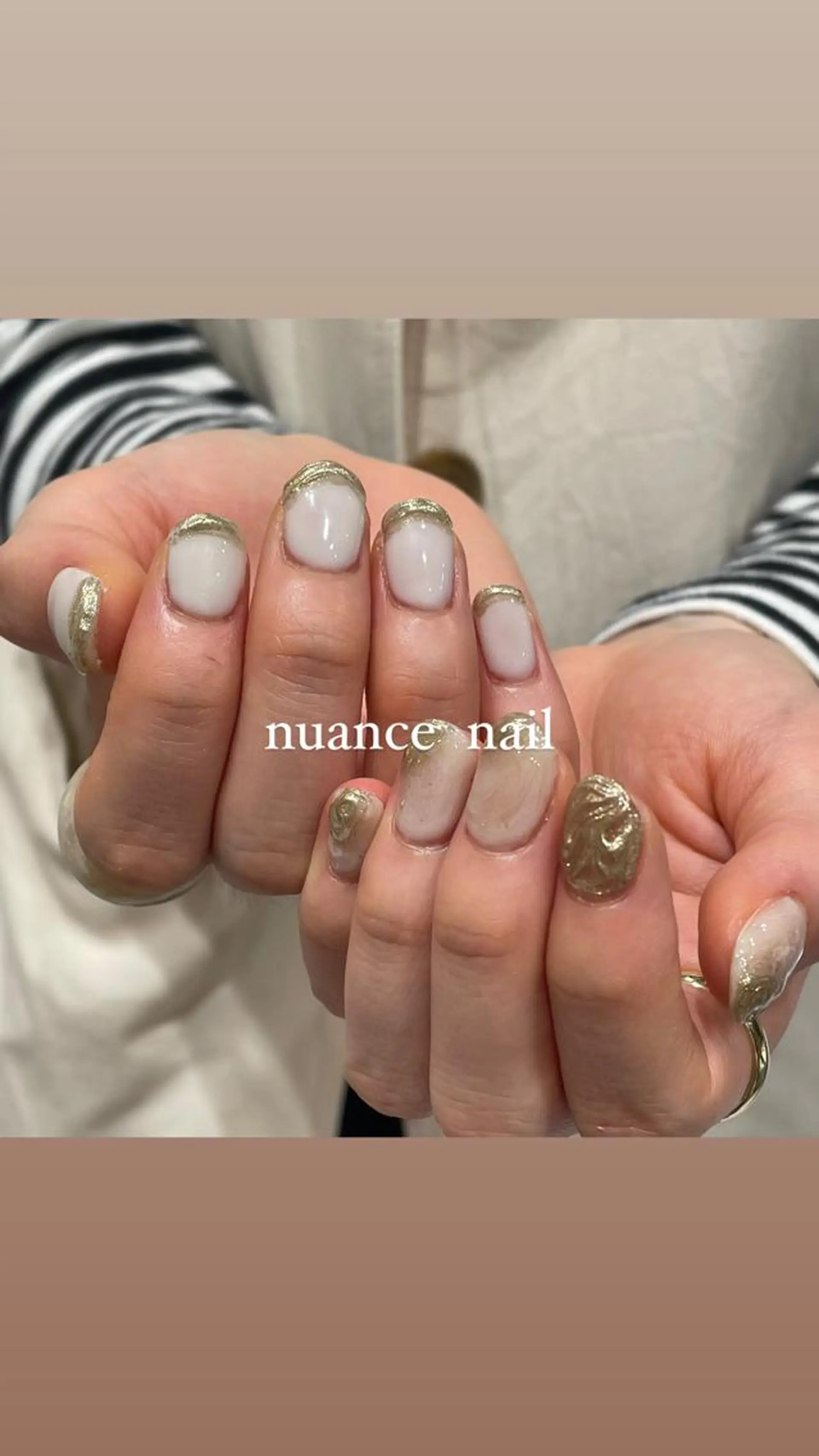 ネイル ジェルネイル パラジェル ハンドネイル 淡色ネイル 🎀moeのネイルデザイン