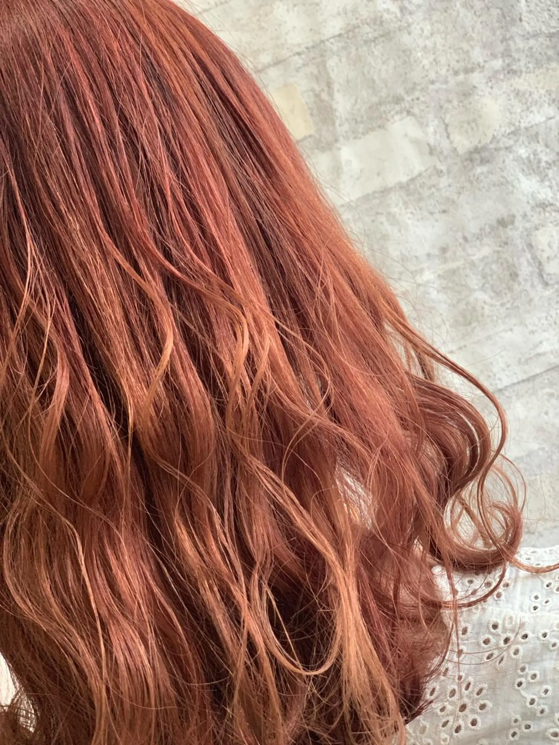 セミロング カラー ブリーチ ピンクカラー GATE. staffのヘアスタイル