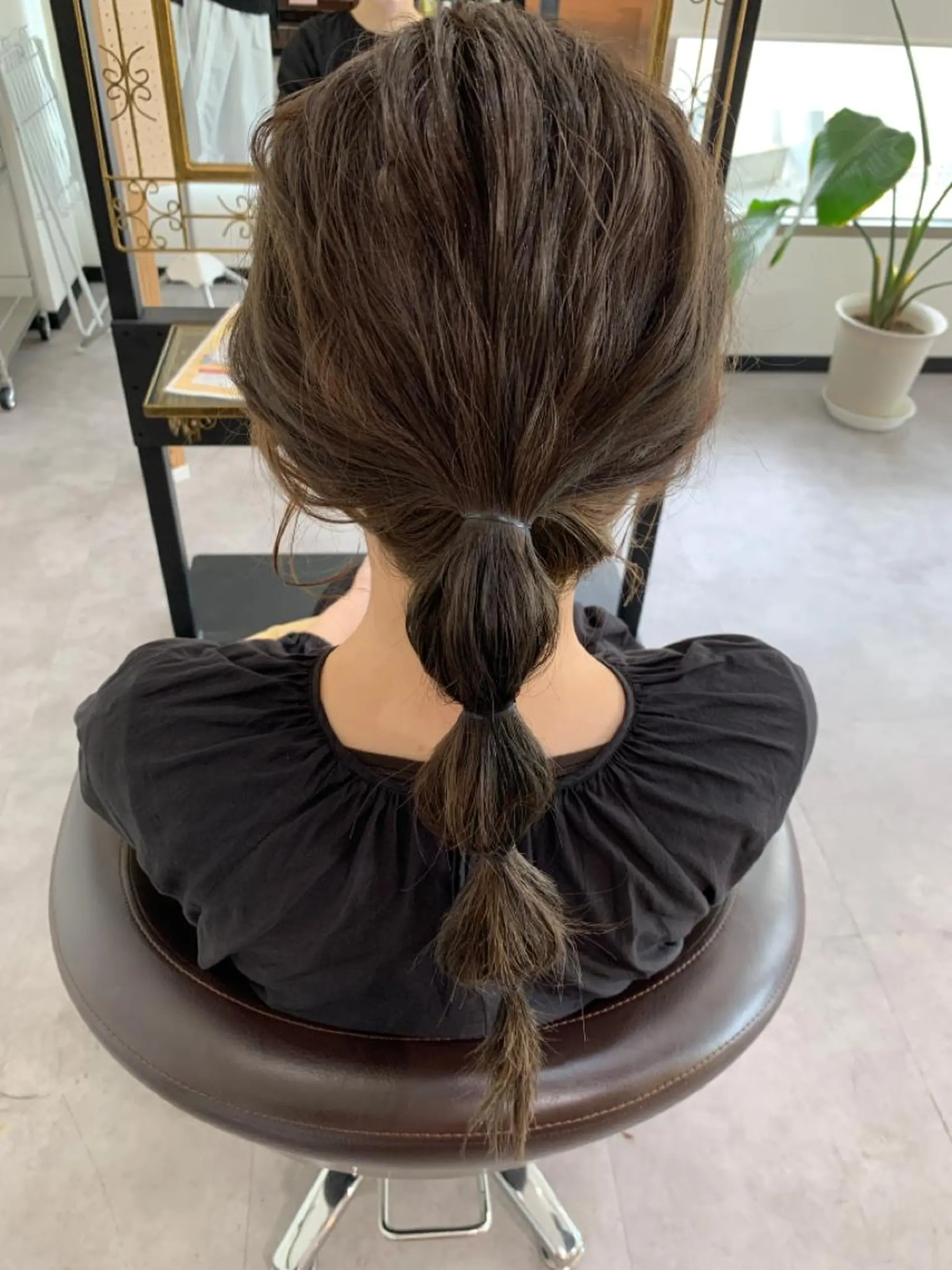 ロング ヘアアレンジ 境 菜摘のヘアスタイル