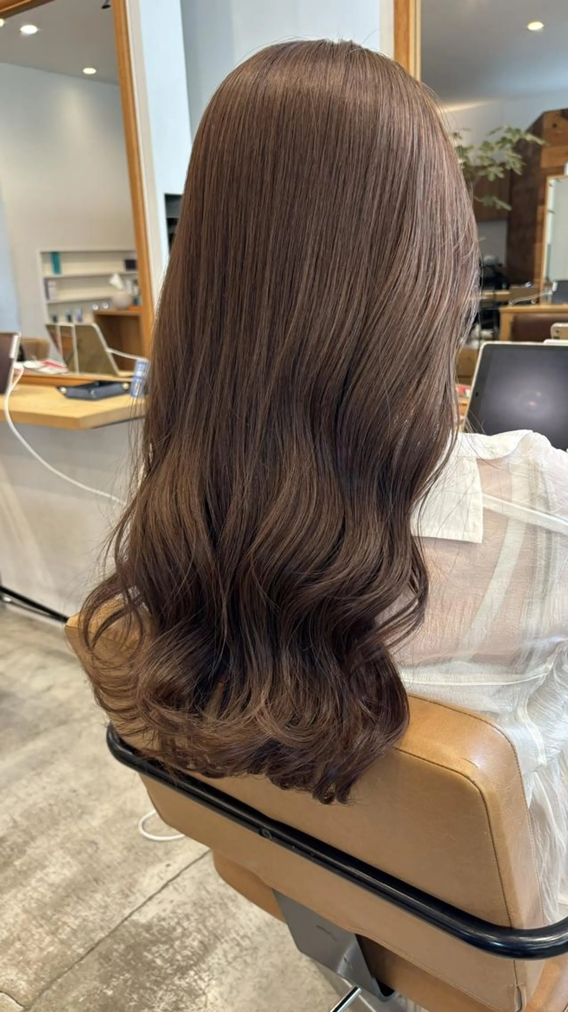 ロング カット ヘアカラー カノエ東津田 /モデル募集_青木のヘアスタイル