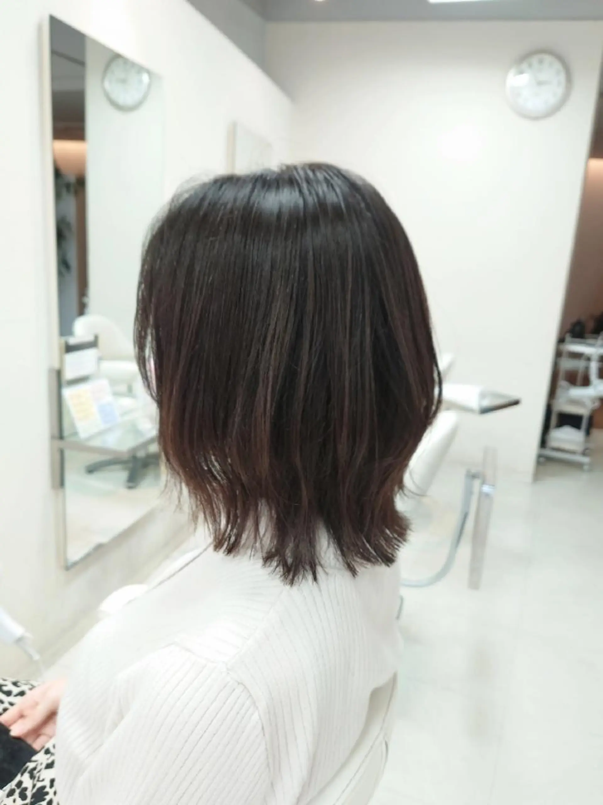 ミディアム カラー nagane sayakaのヘアスタイル