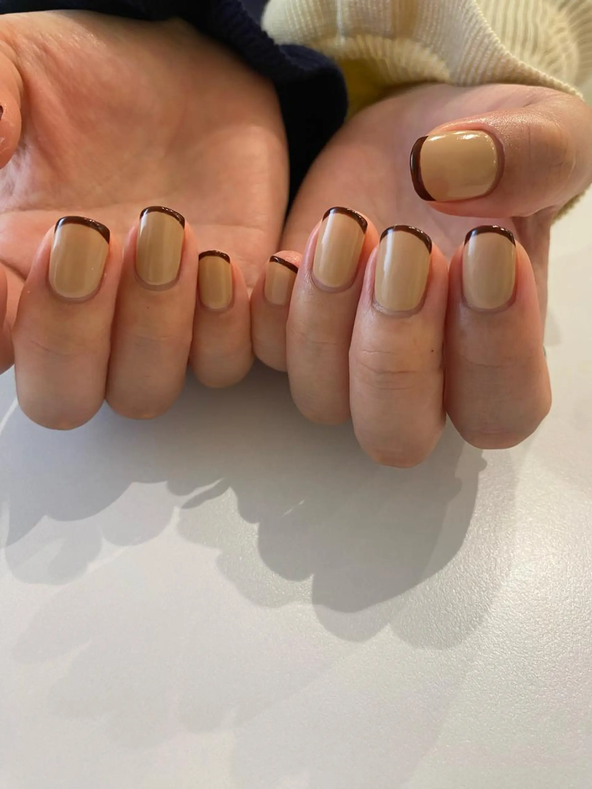 ネイル フレンチネイル ハンドネイル Ann nailのネイルデザイン