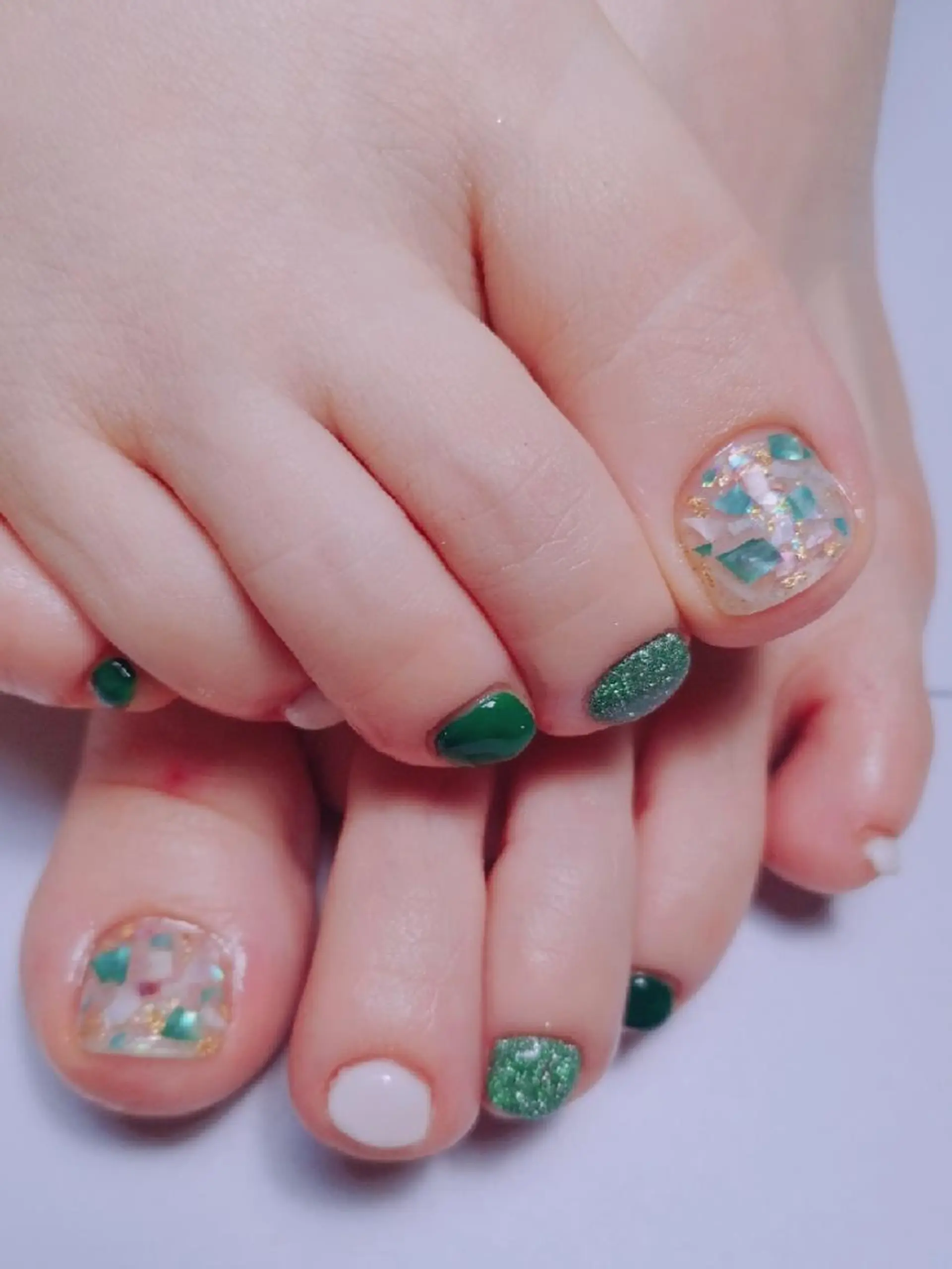 ネイル フットネイル ulunail mikaのネイルデザイン