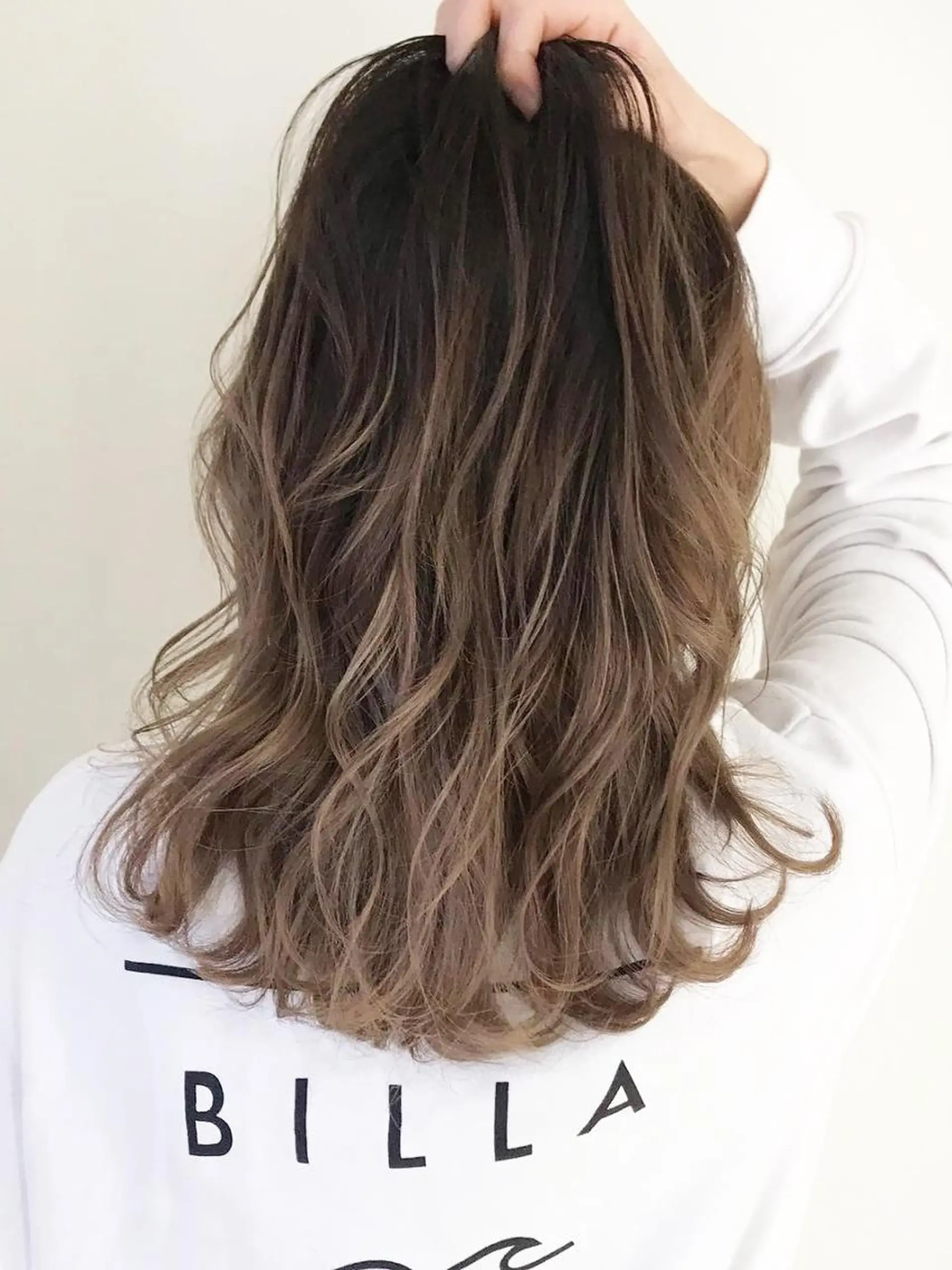 ロング カット ヘアカラー トリートメント 大澤 尚也のヘアスタイル