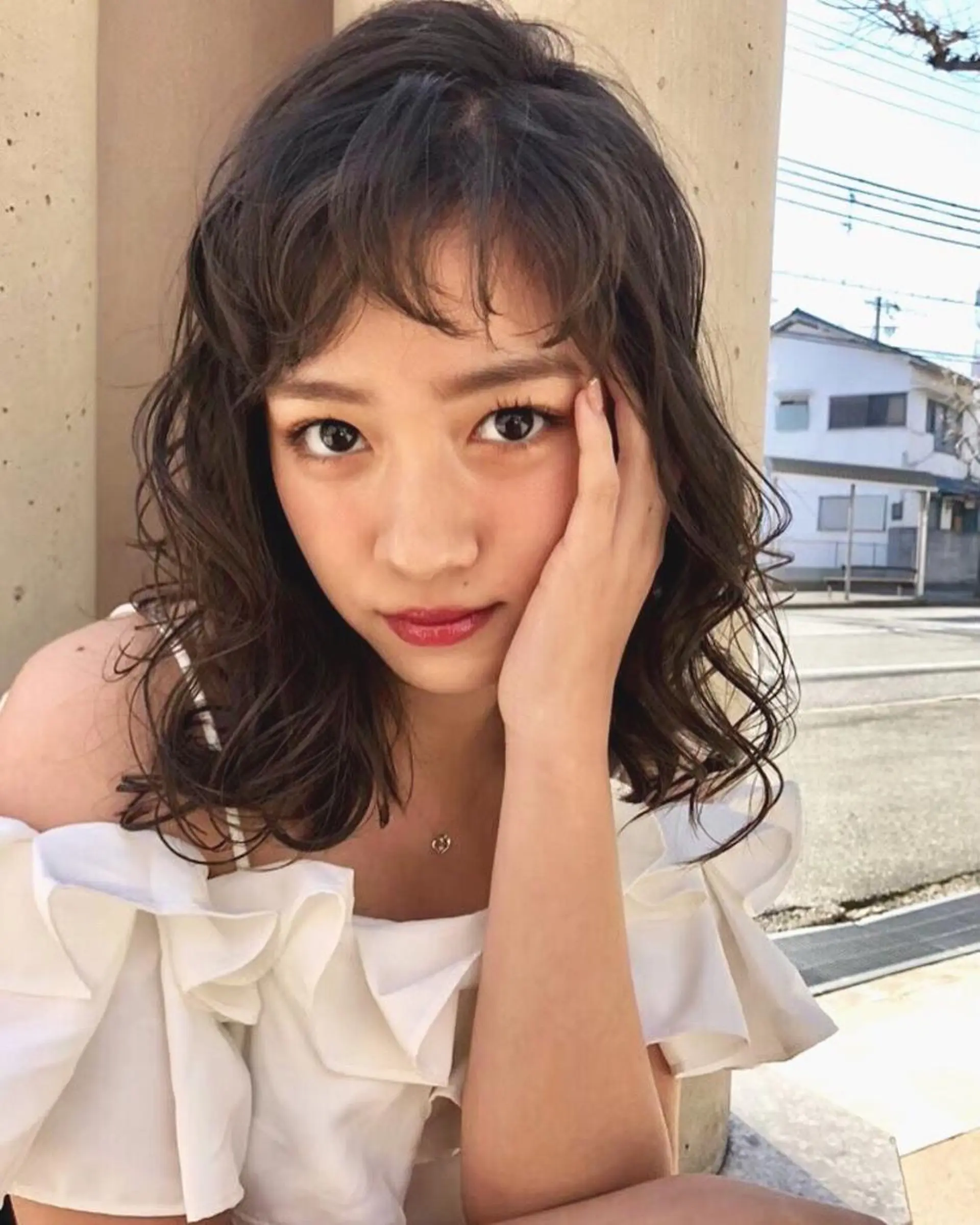 ミディアム カラー moana surfriderのヘアスタイル