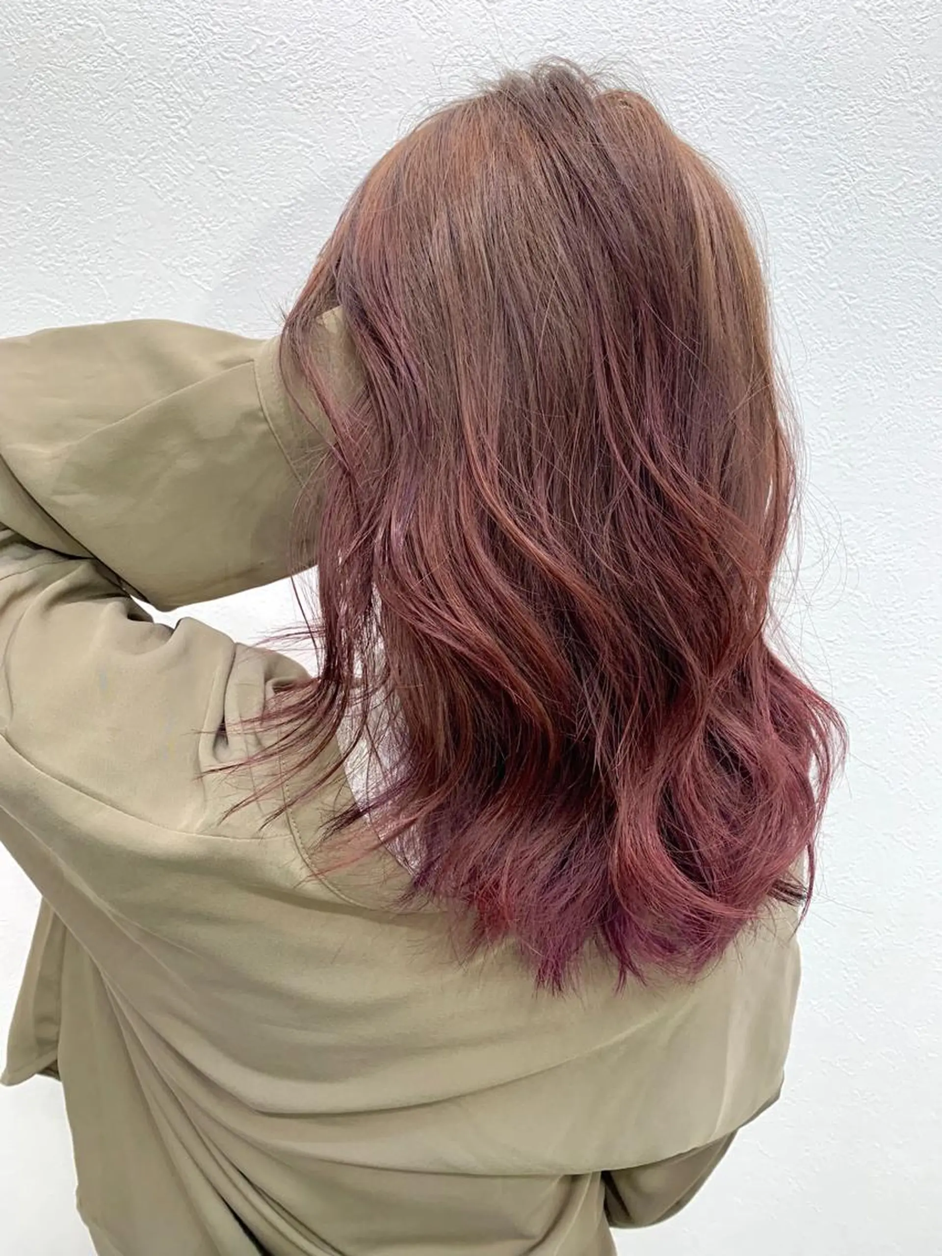 カラー ヘアカラー トリートメント 酸性ストレート/ブリ ーチなし/中村 匠のヘアスタイル