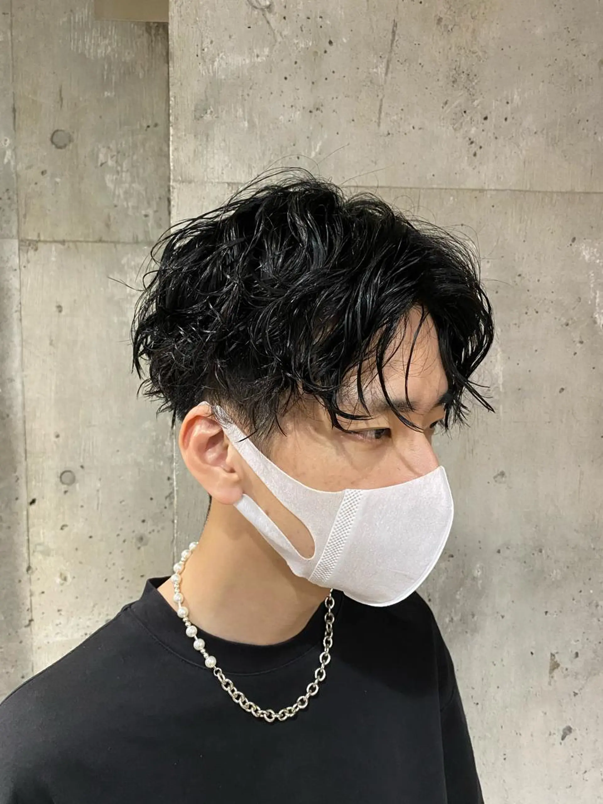 パーマ メンズ カット パーマ ヘアセット メンズブリーチカラー /パーマ ごーた立川のヘアスタイル