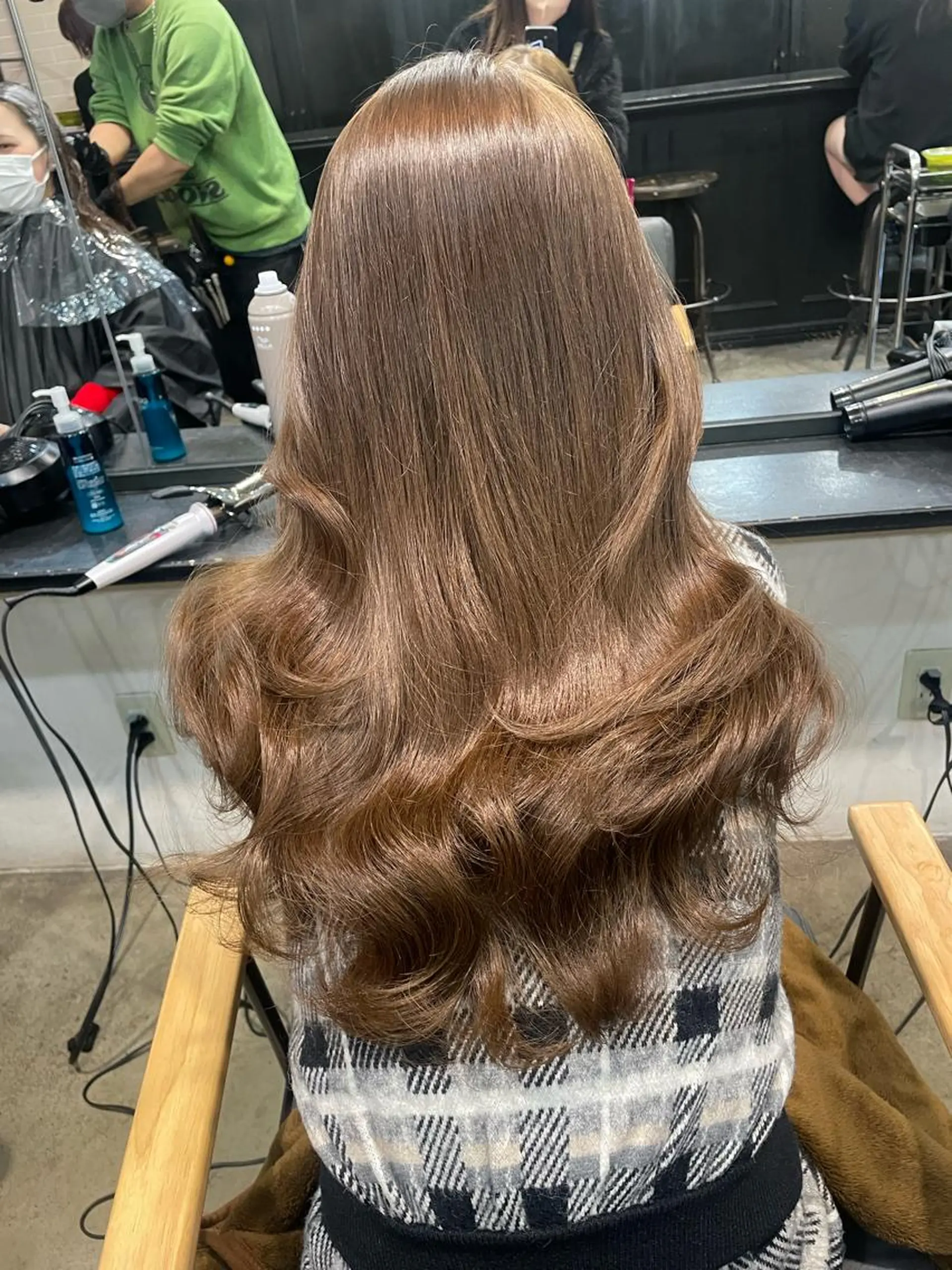 ミディアム カラー 極上の艶髪 RINAのヘアスタイル