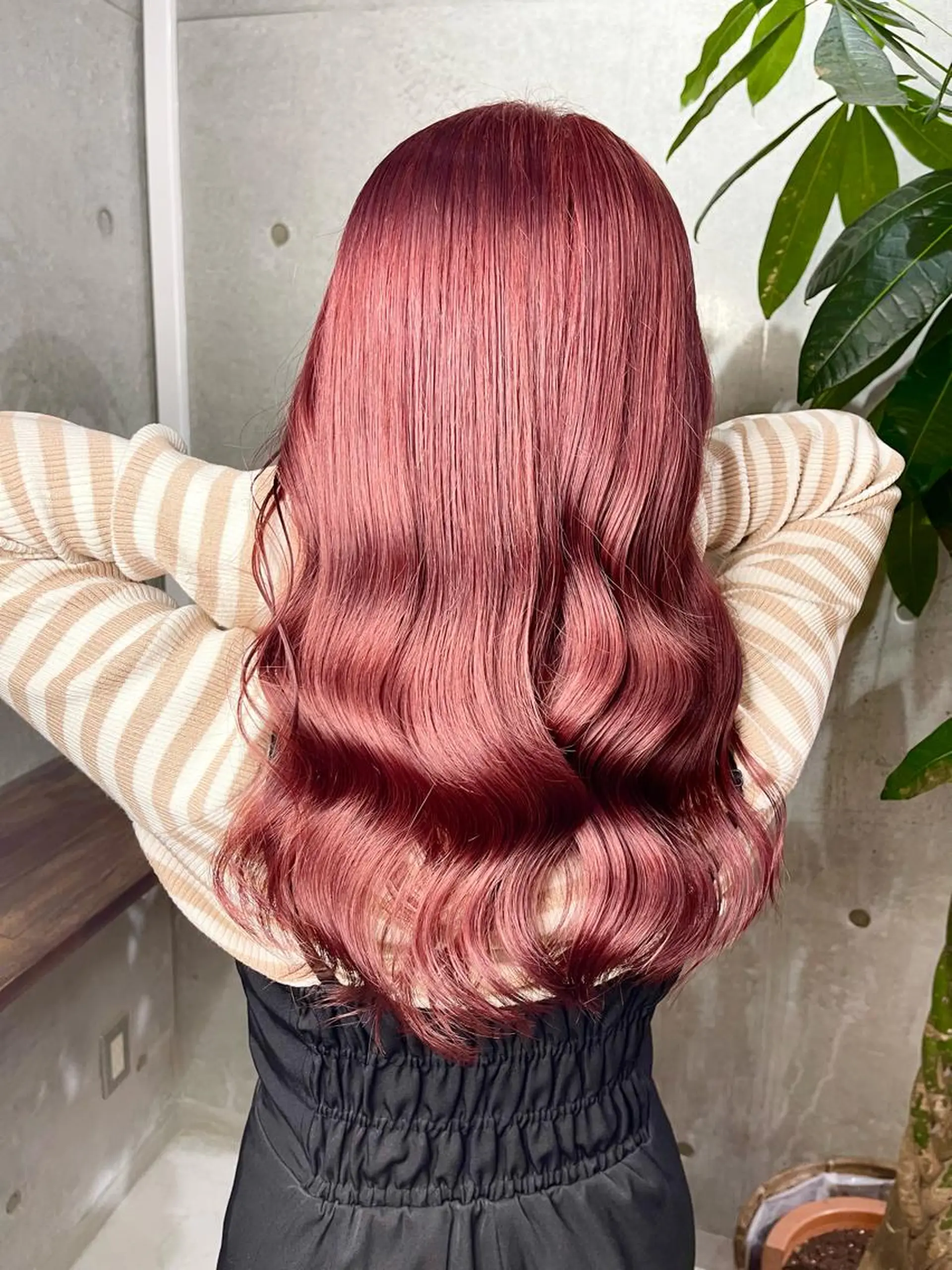 カラー カット ヘアカラー 名古屋のピンク好き かずくん🦩のヘアスタイル