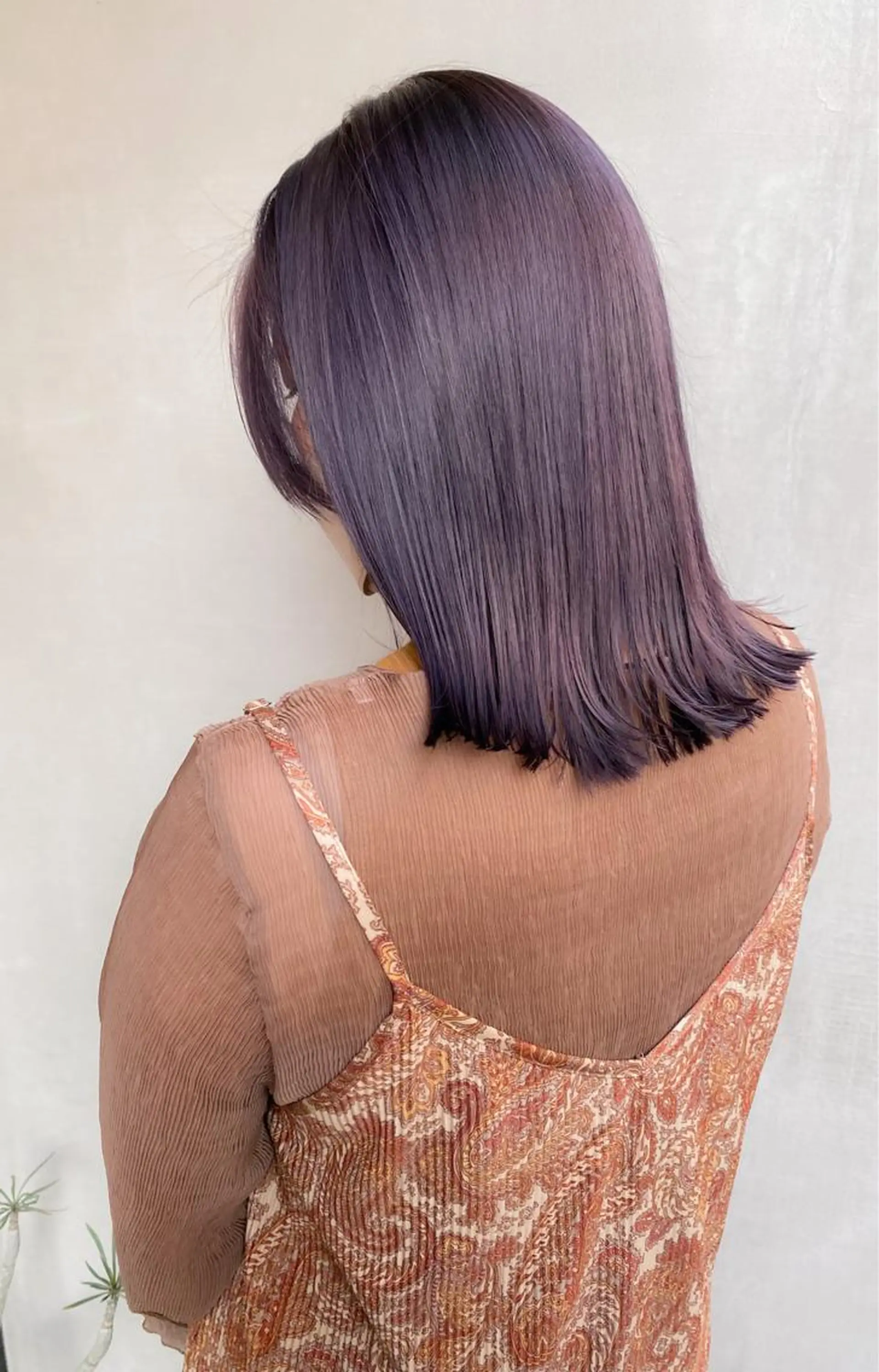 ミディアム カラー ブリーチ 板谷みさき /似合わせBobのヘアスタイル