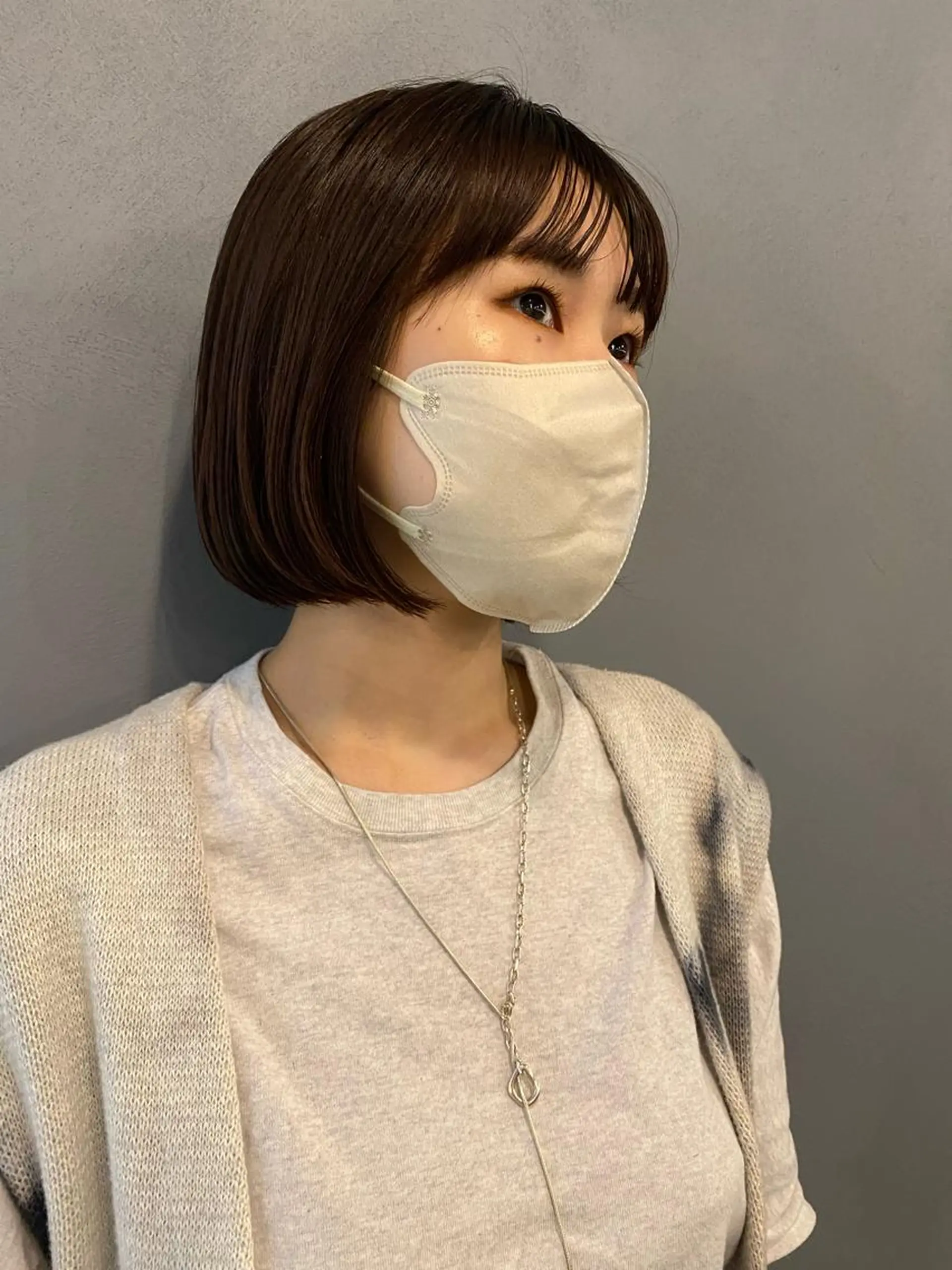 ミディアム カラー 砂原 ひよりのヘアスタイル