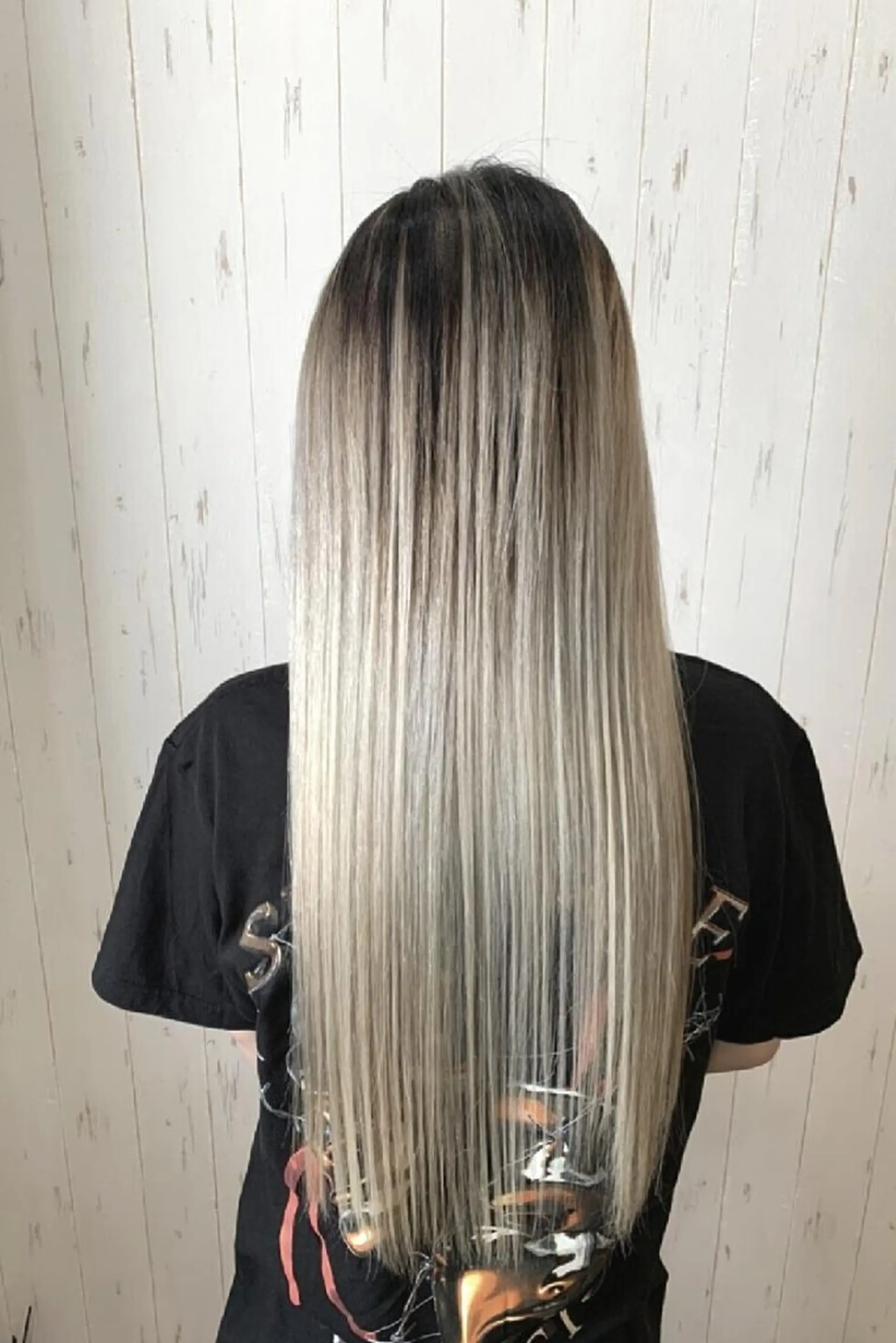 ロング カラー ヘアカラー&縮毛矯正 STAR☆RIVERのヘアスタイル