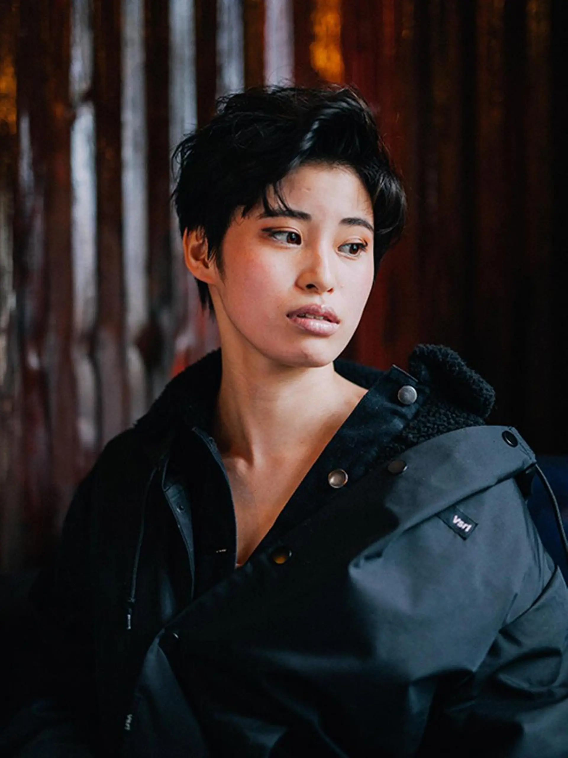 ショート レイヤーカット カット ヘアカラー トリートメント 福島 浩司のヘアスタイル