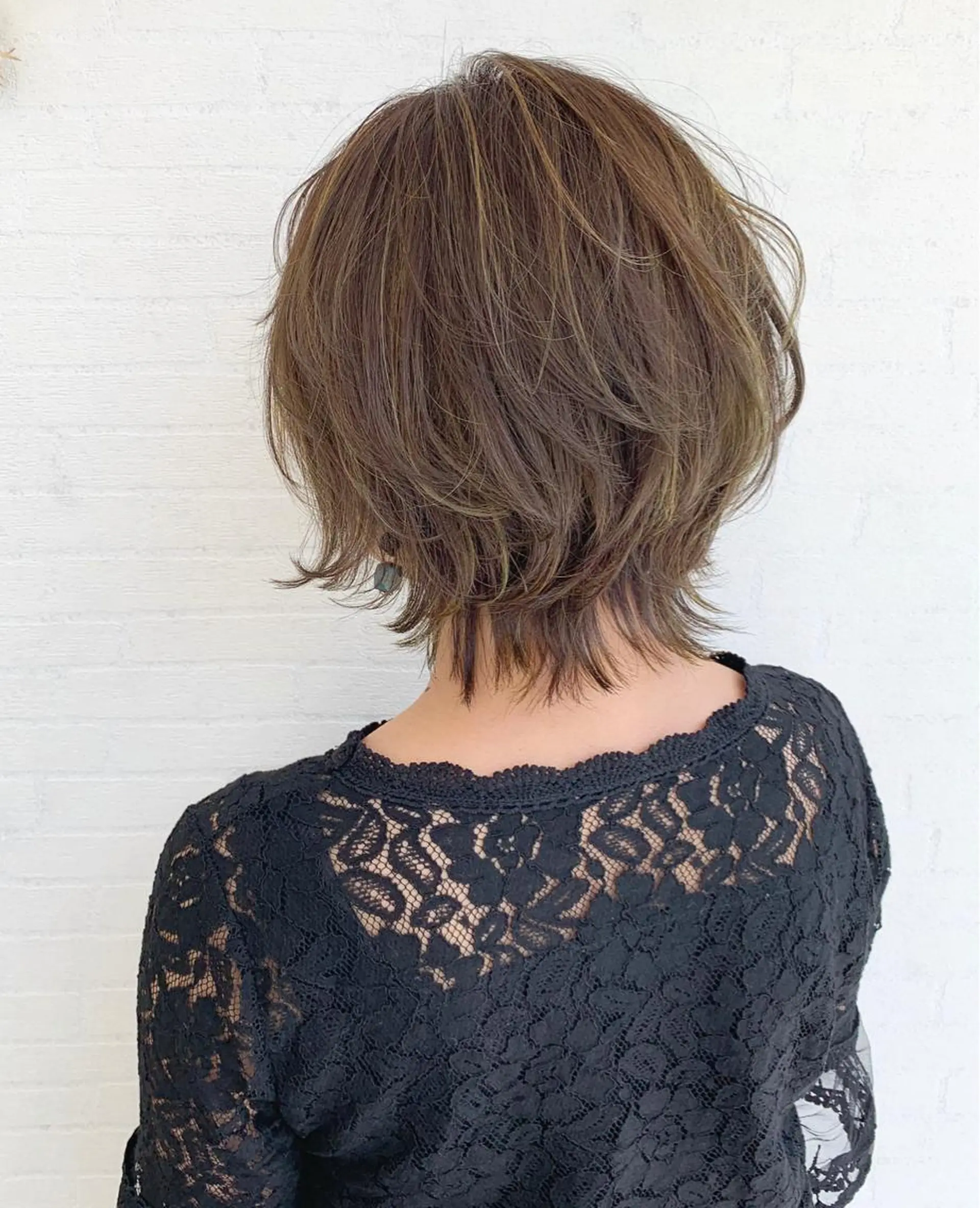 ショート カラー 立川 奈那子のヘアスタイル