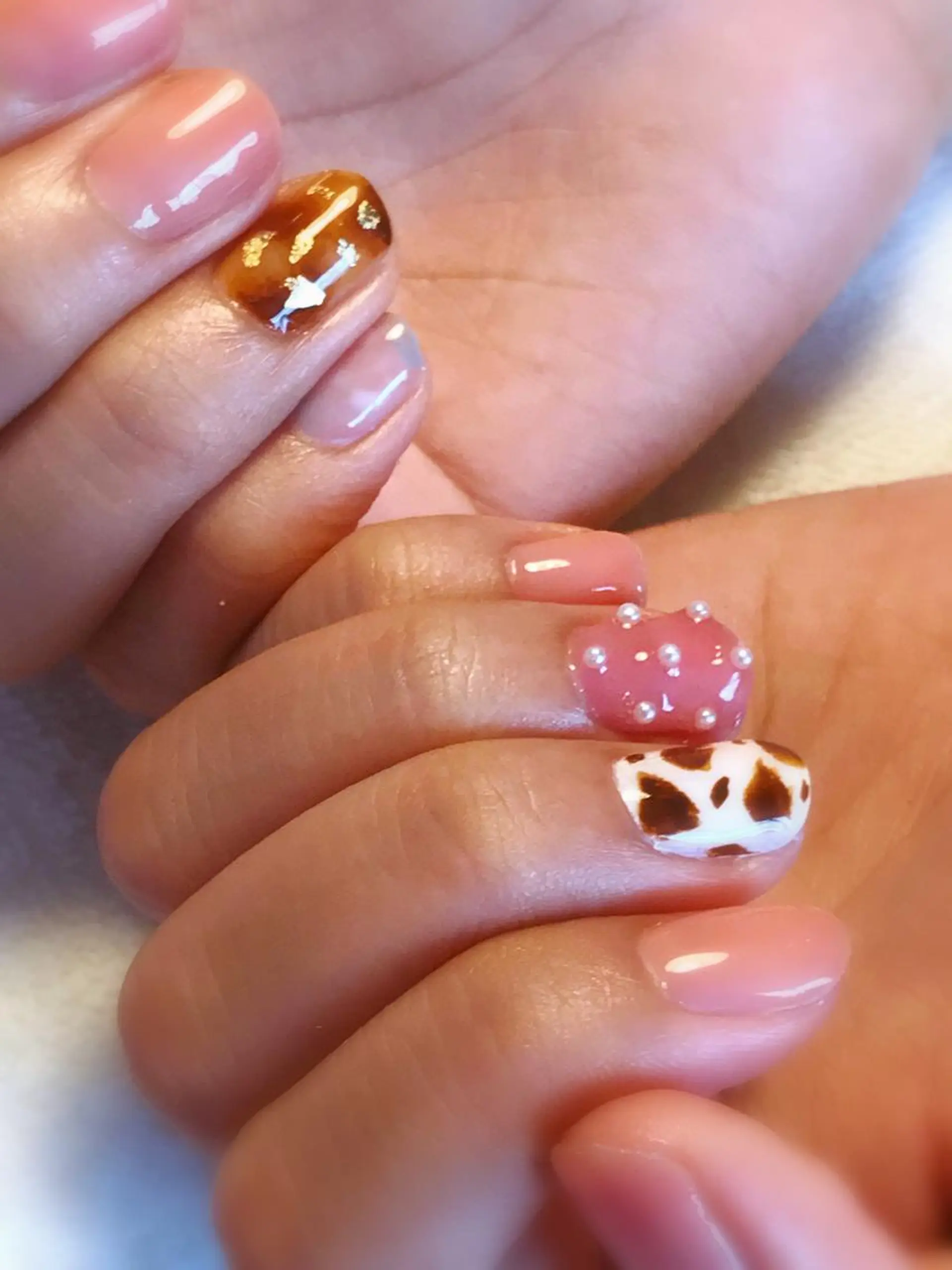 ネイル べっ甲ネイル Era nailのネイルデザイン