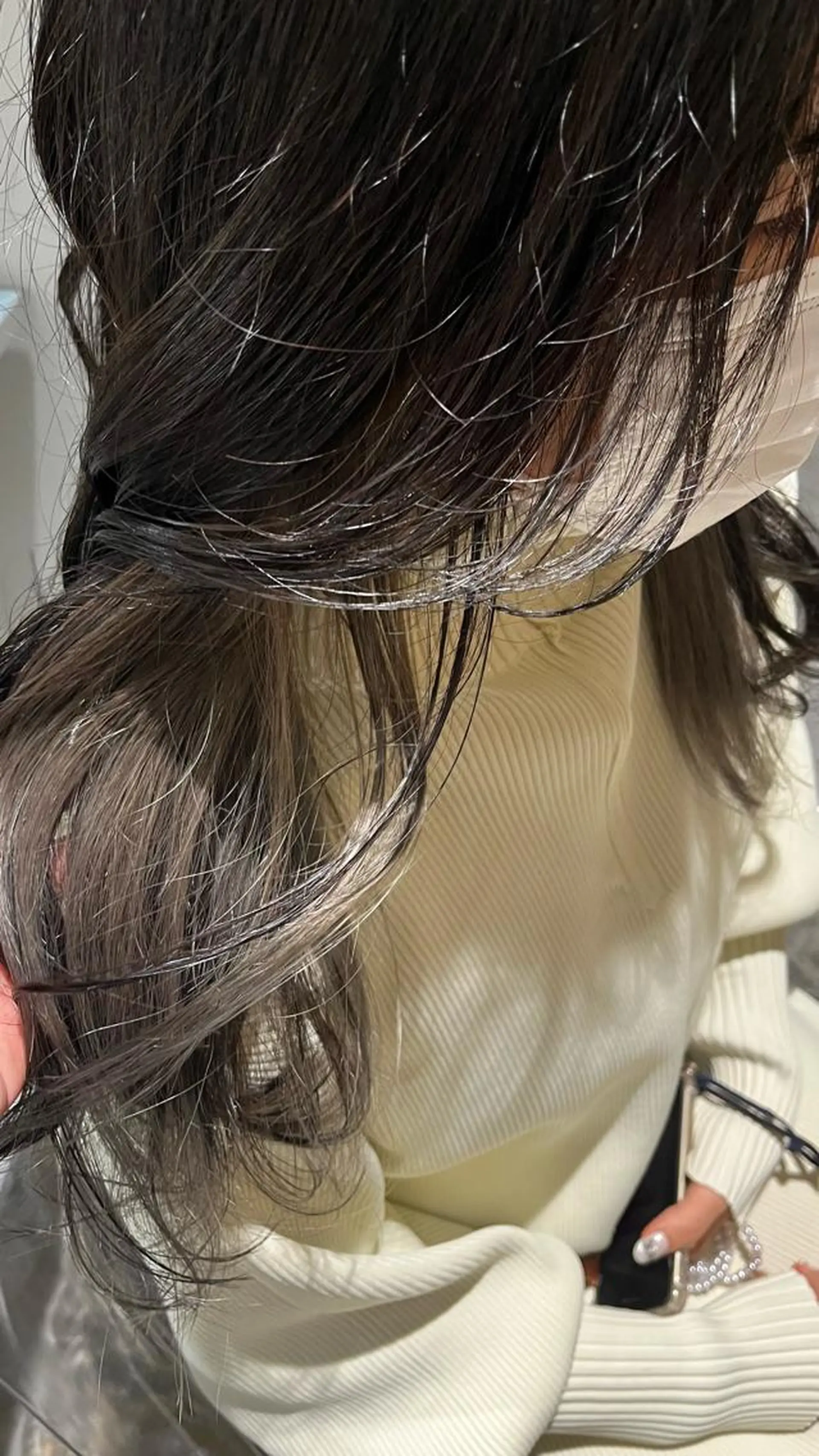 カラー グレージュ cipre 唯舞のヘアスタイル