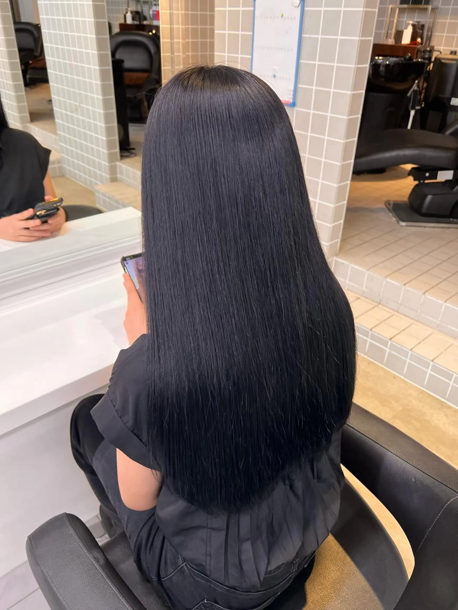 セミロング 💖札幌カラー 指名No.1💖玲奈のヘアスタイル