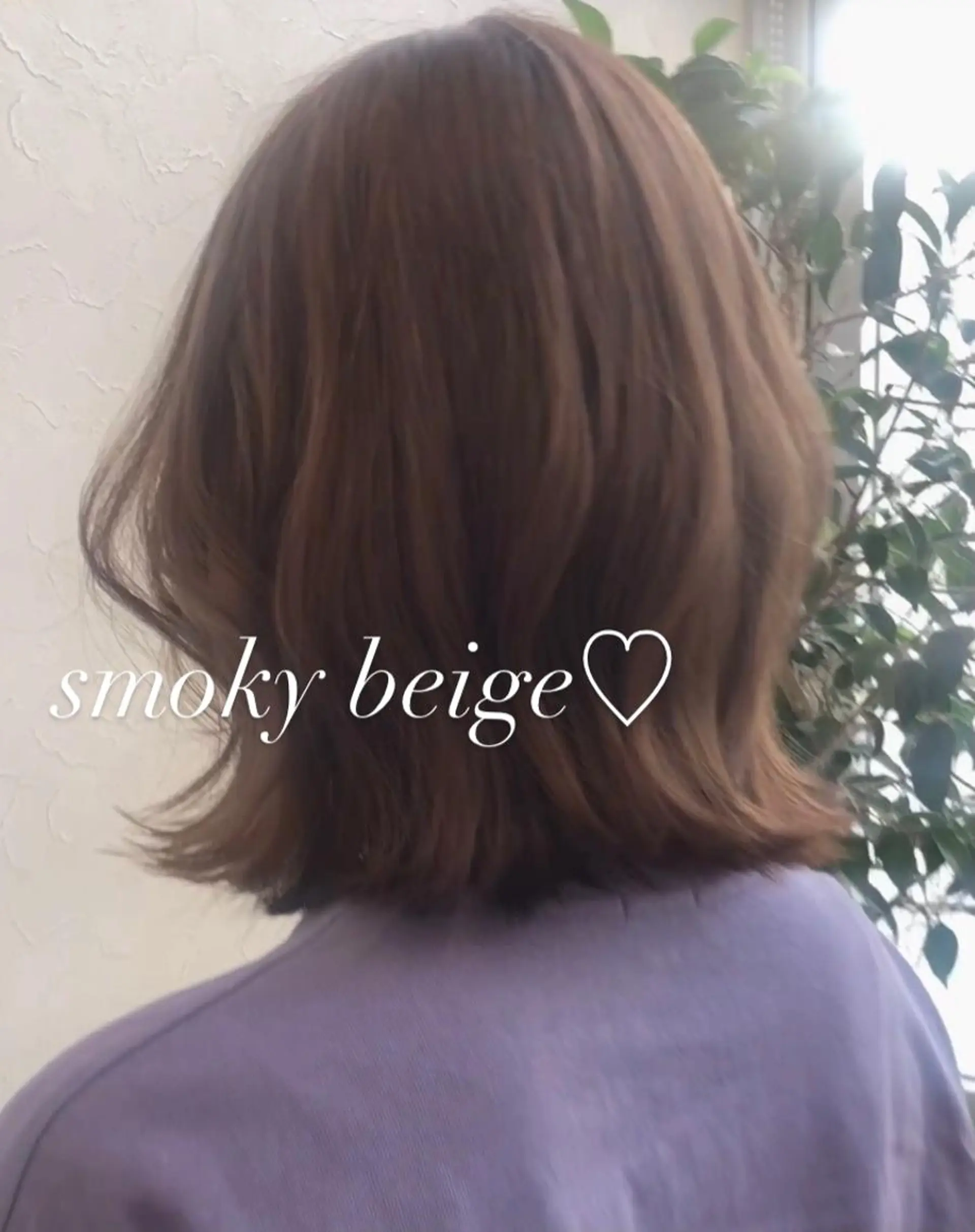 ミディアム カラー nakahara madokaのヘアスタイル