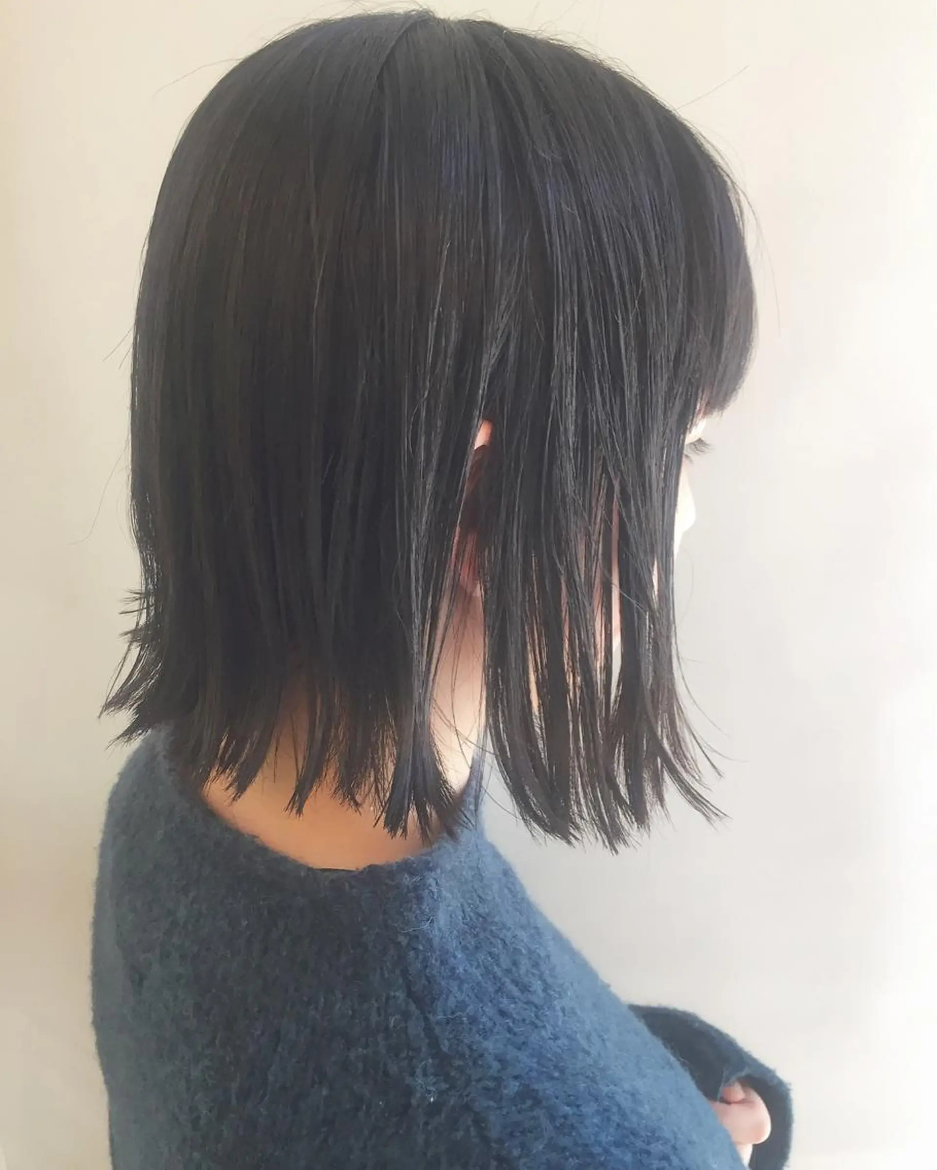 ショート 切りっぱなしボブ ボブ カット トリートメント 齋藤 咲のヘアスタイル