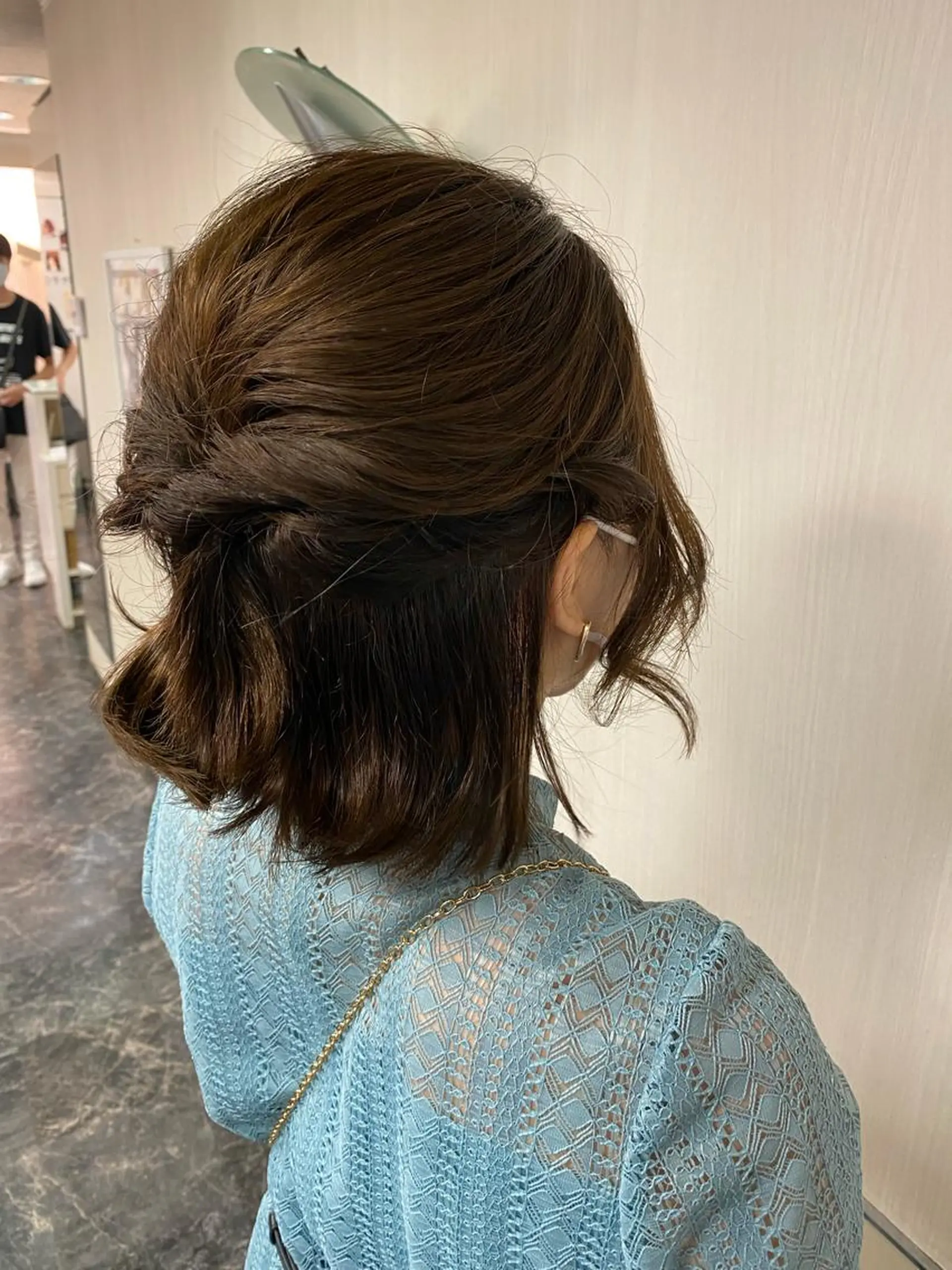 ヘアアレンジ ハーフアップ ヘアセット 木下 広太のヘアスタイル