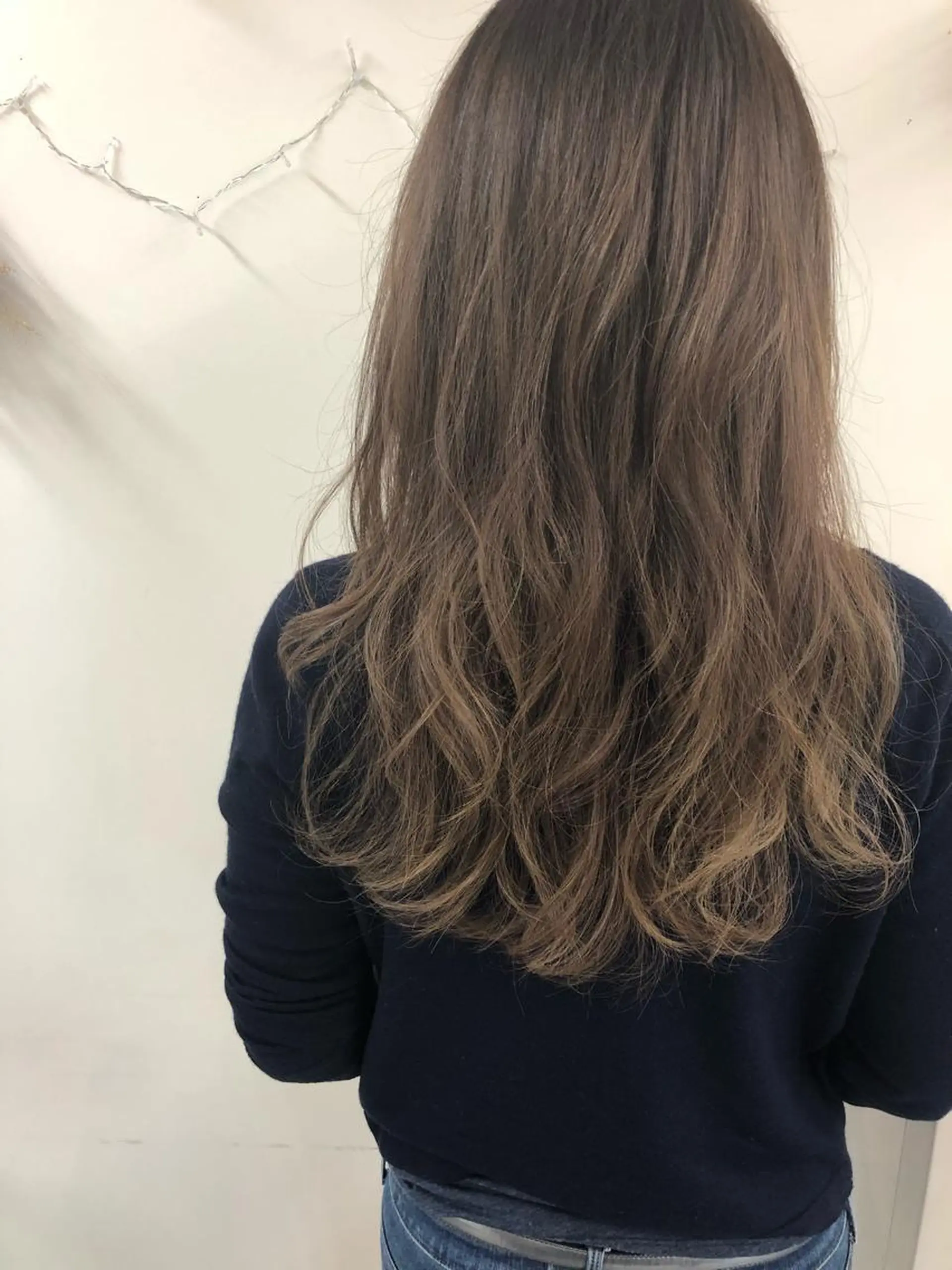 ロング カラー タナカ タクヤのヘアスタイル