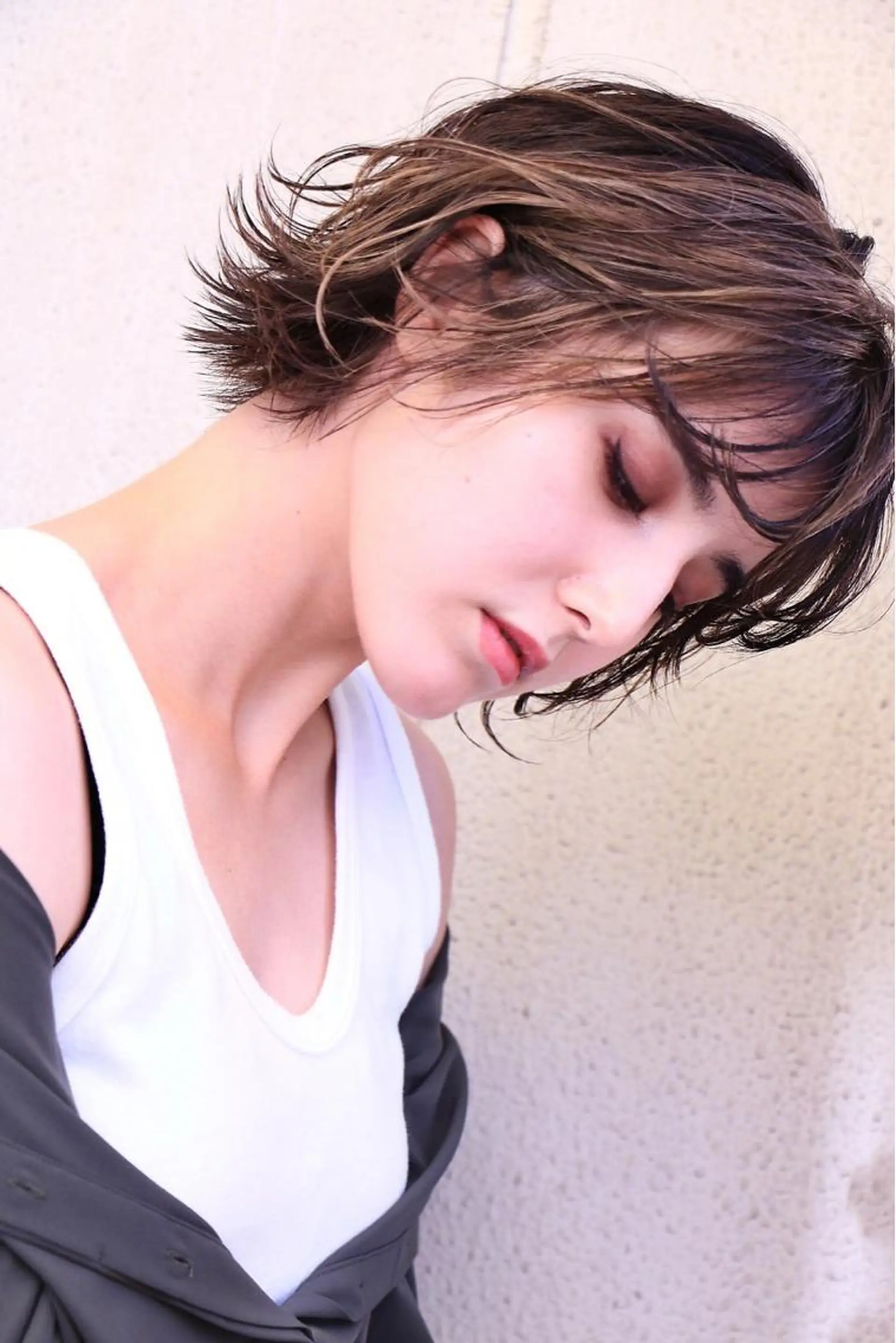 ショート カット ヘアカラー トリートメント 一ノ瀬 暁のヘアスタイル