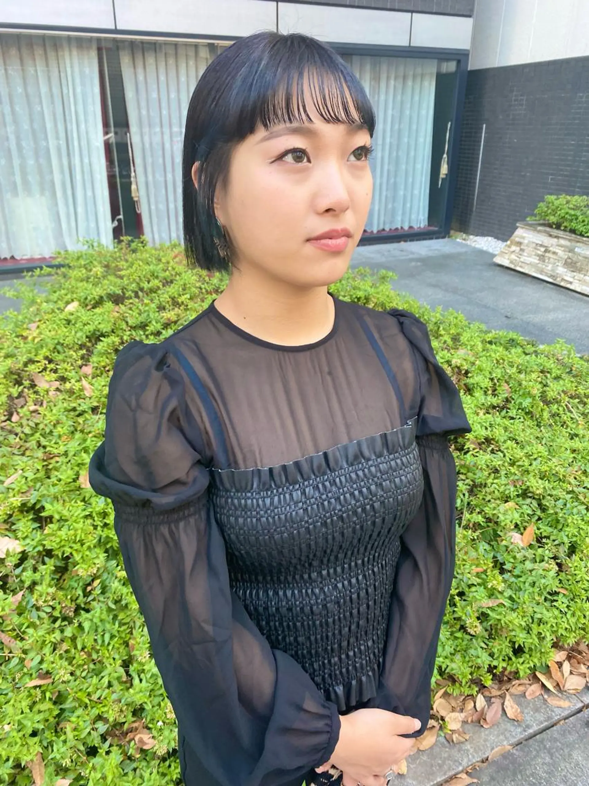 ショート デザインカラー/ボブ ブリーチカラー/ユリのヘアスタイル