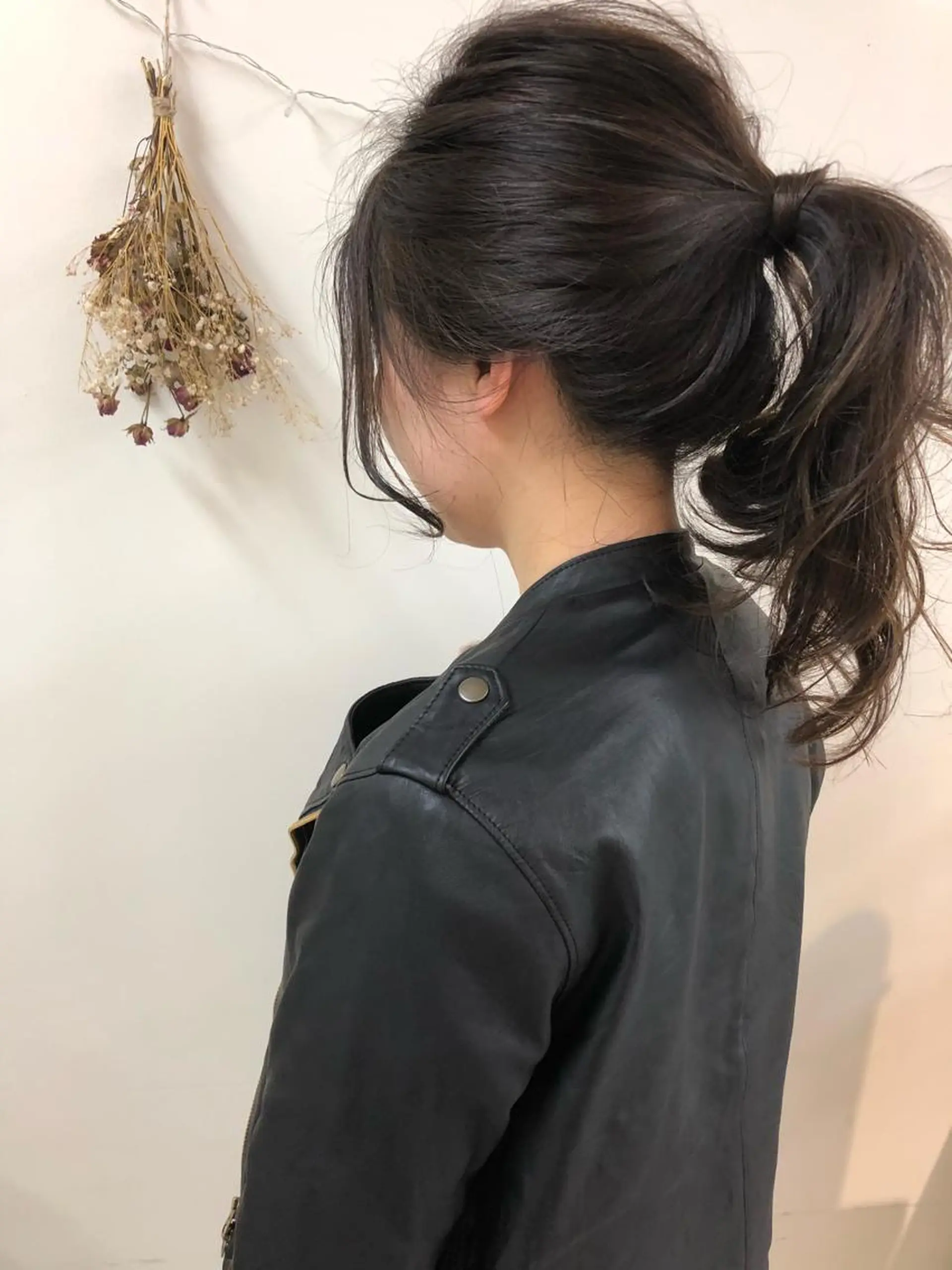 セミロング カラー タナカ タクヤのヘアスタイル