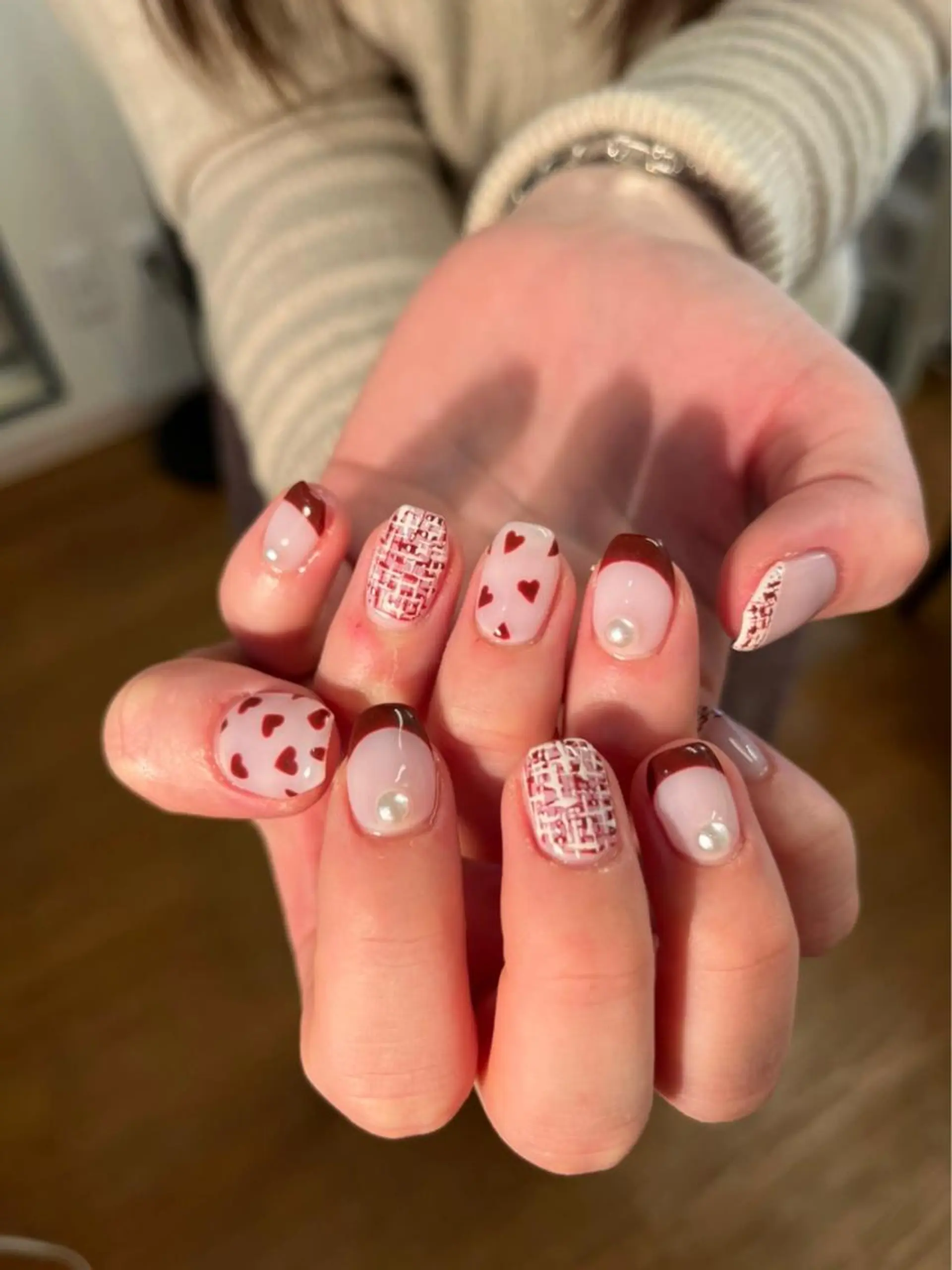 ネイル ハンドネイル LOVE NAIL 💕Sonoのネイルデザイン