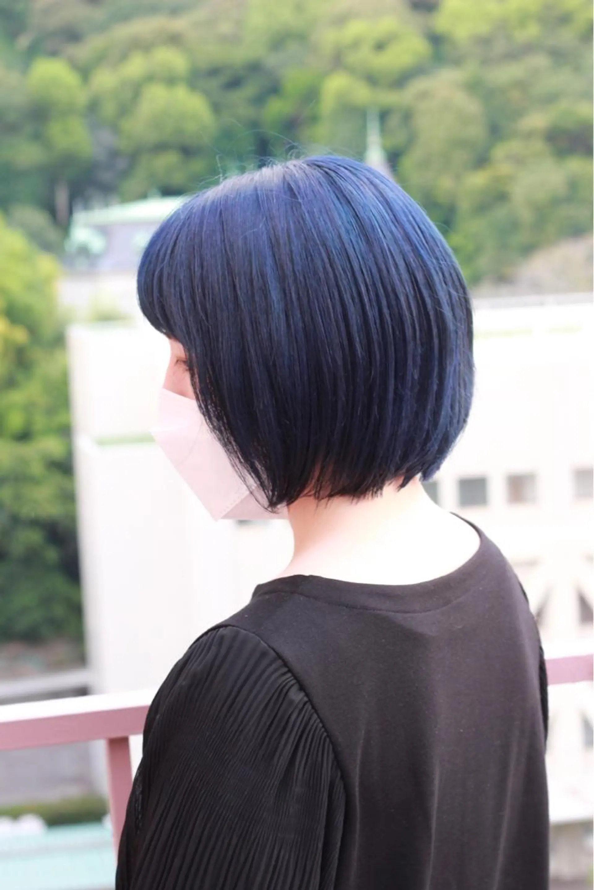 ショート カラー ブルーカラー ネイビーカラー ヘアカラー Viage （ビアージュ）のヘアスタイル