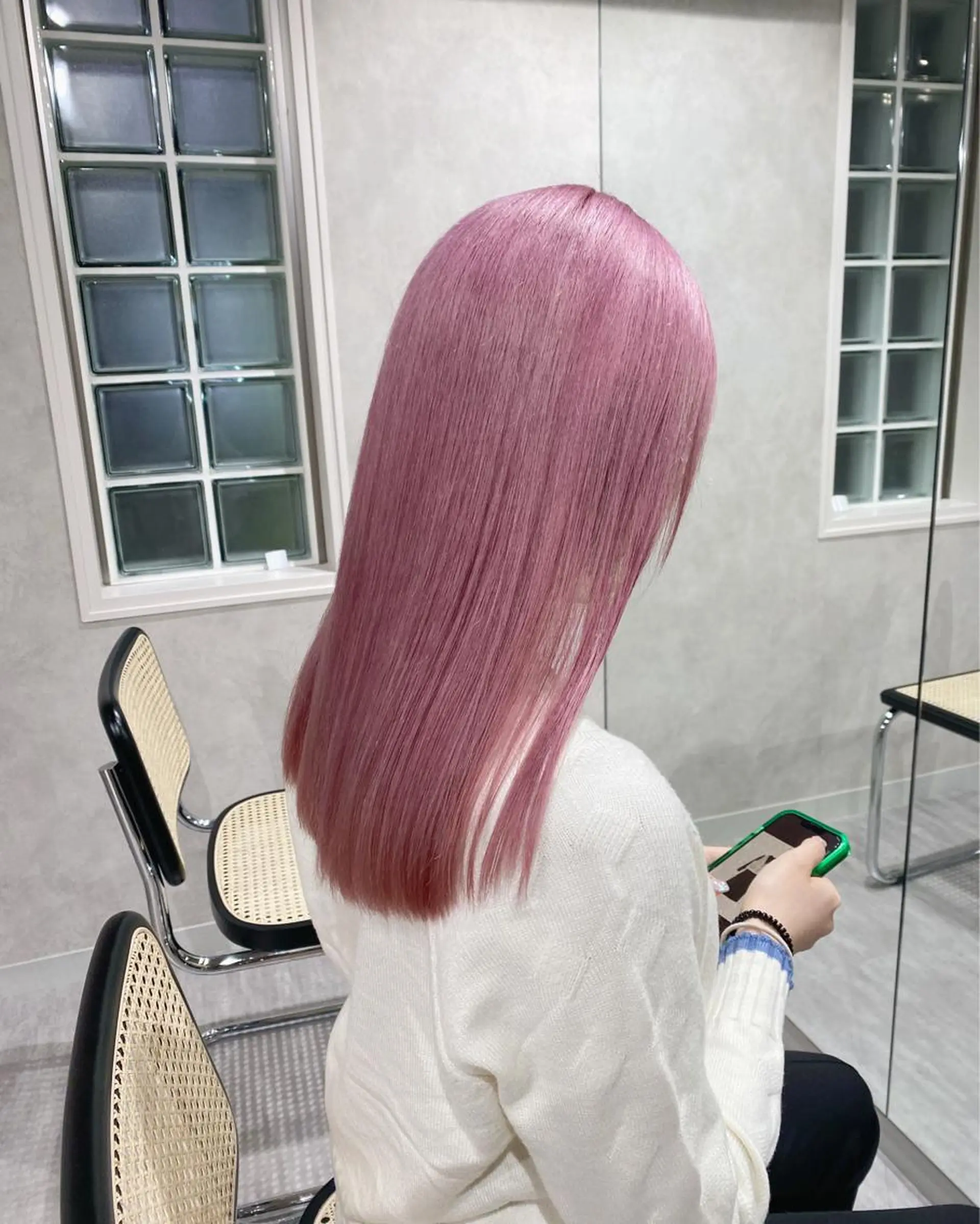 ミディアム カラー ダブルカラー ブリーチ/kaitoのヘアスタイル