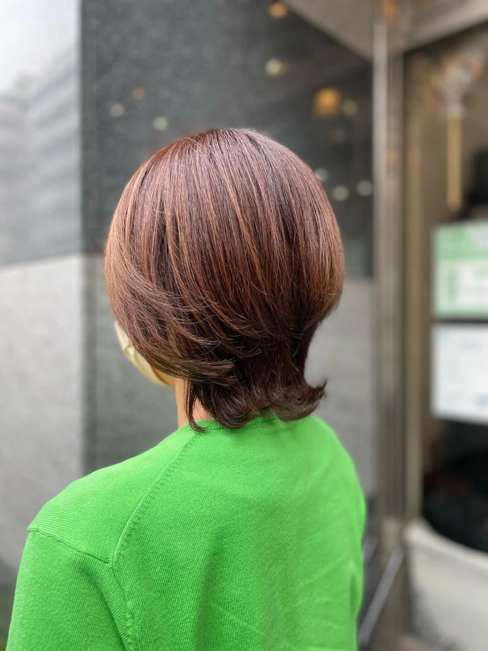 ミディアム カラー 💎白髪染めも対応 🙆👌山本明菜のヘアスタイル