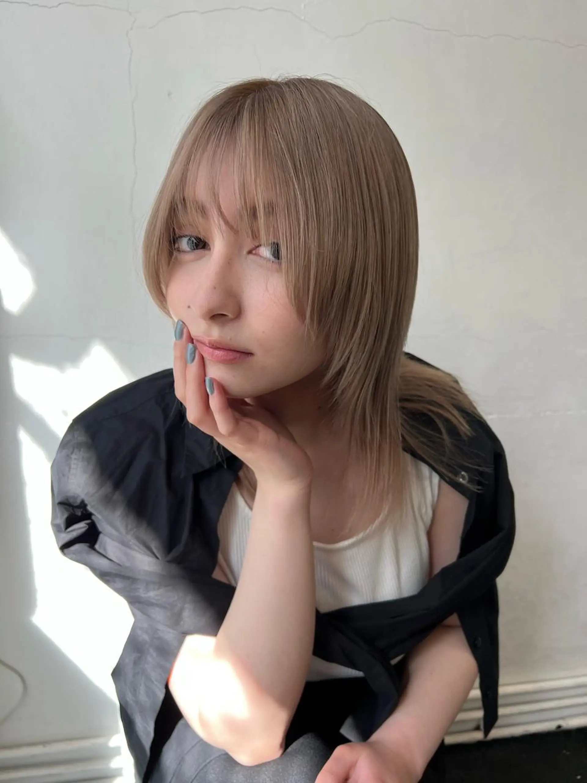 ミディアム カット ヘアカラー トリートメント HARU//原宿🤍 リピート率NO.1のヘアスタイル