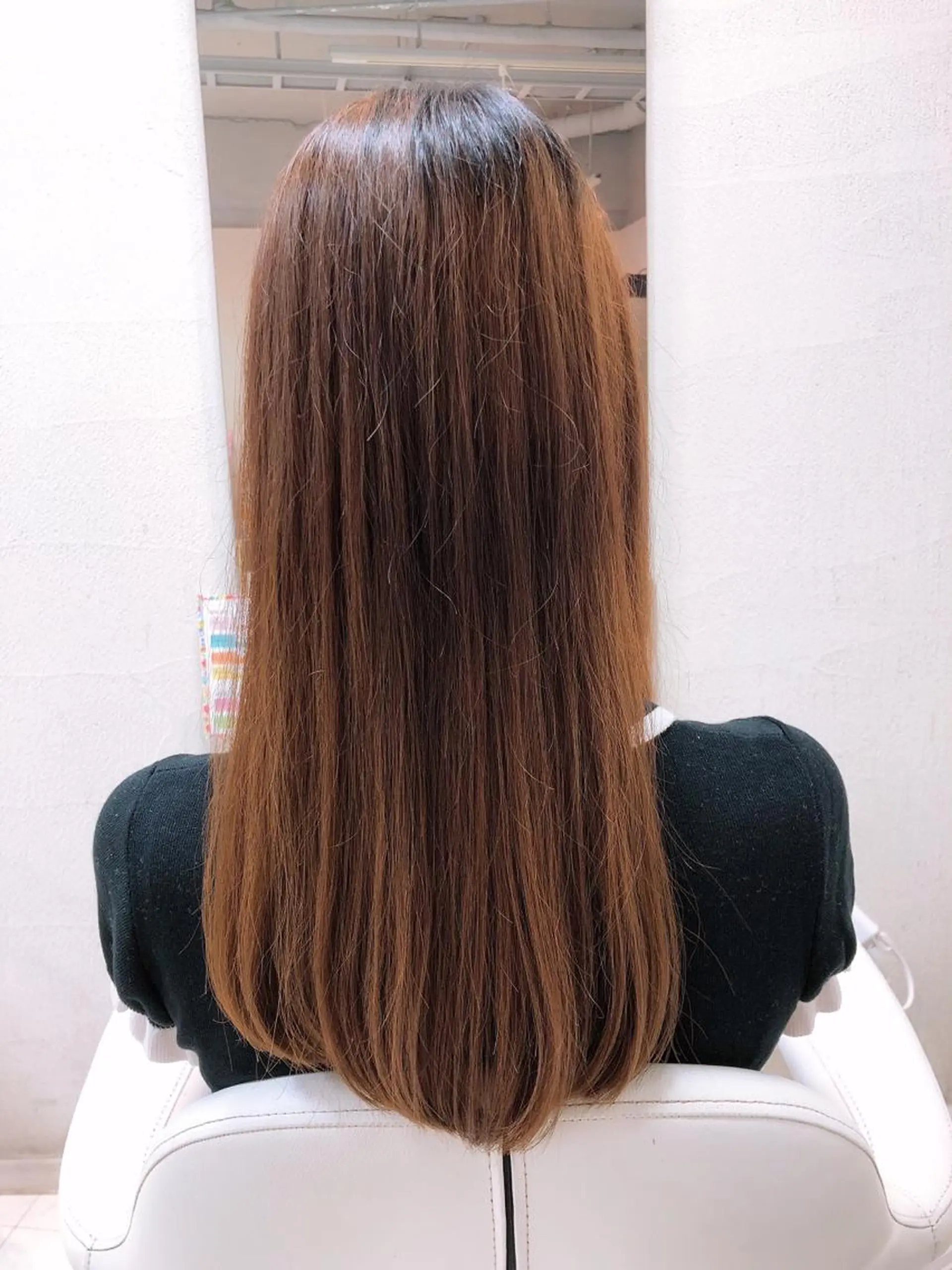 ロング ヘアカラー トリートメント 阿部 美咲のヘアスタイル