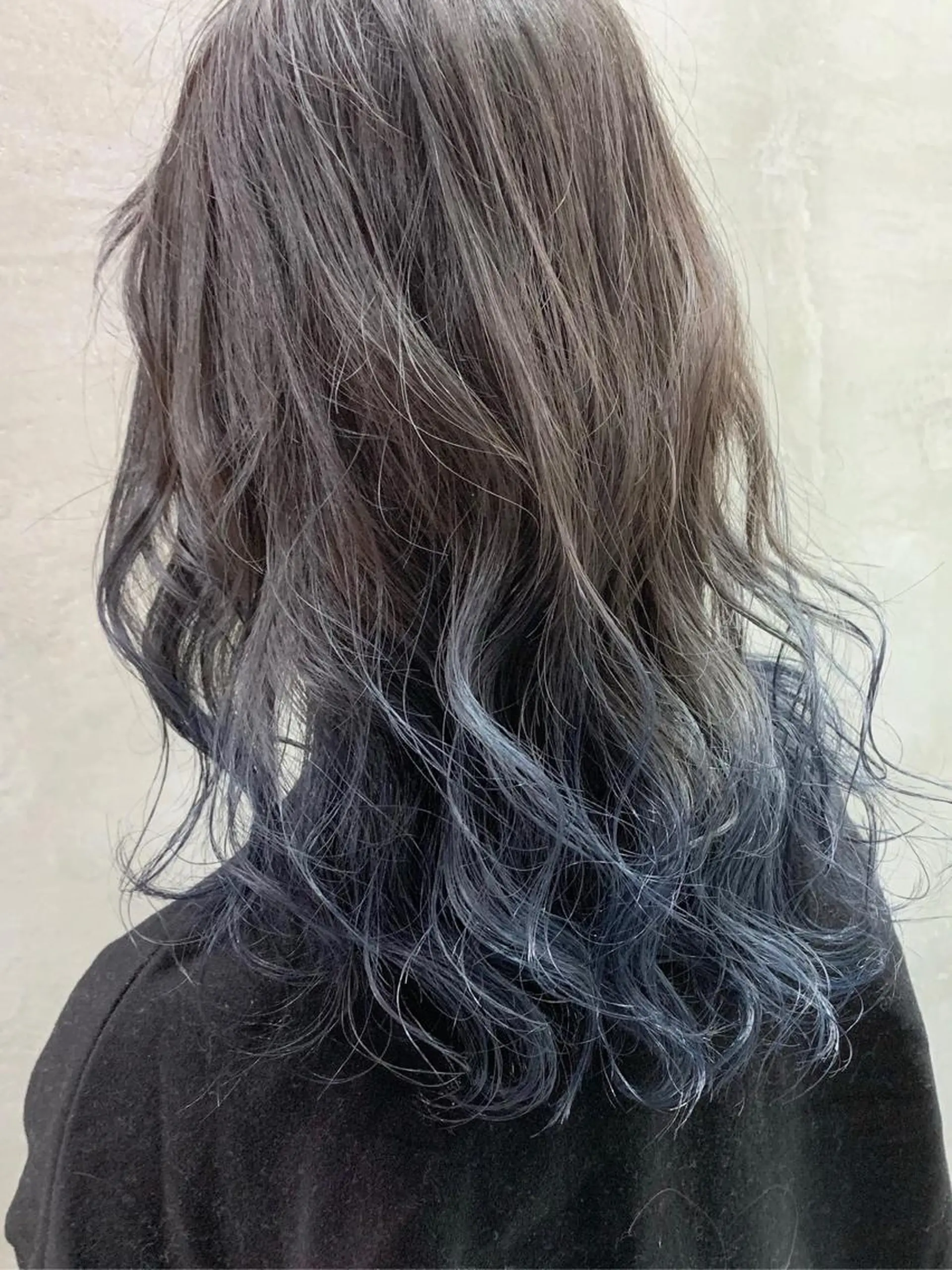 ミディアム カラー バレイヤージュ ブリーチ デザインカラー ハイライトカラー ハイライト 【渋谷で人気】艶髪× 髪質改善/ツヤカラーのヘアスタイル